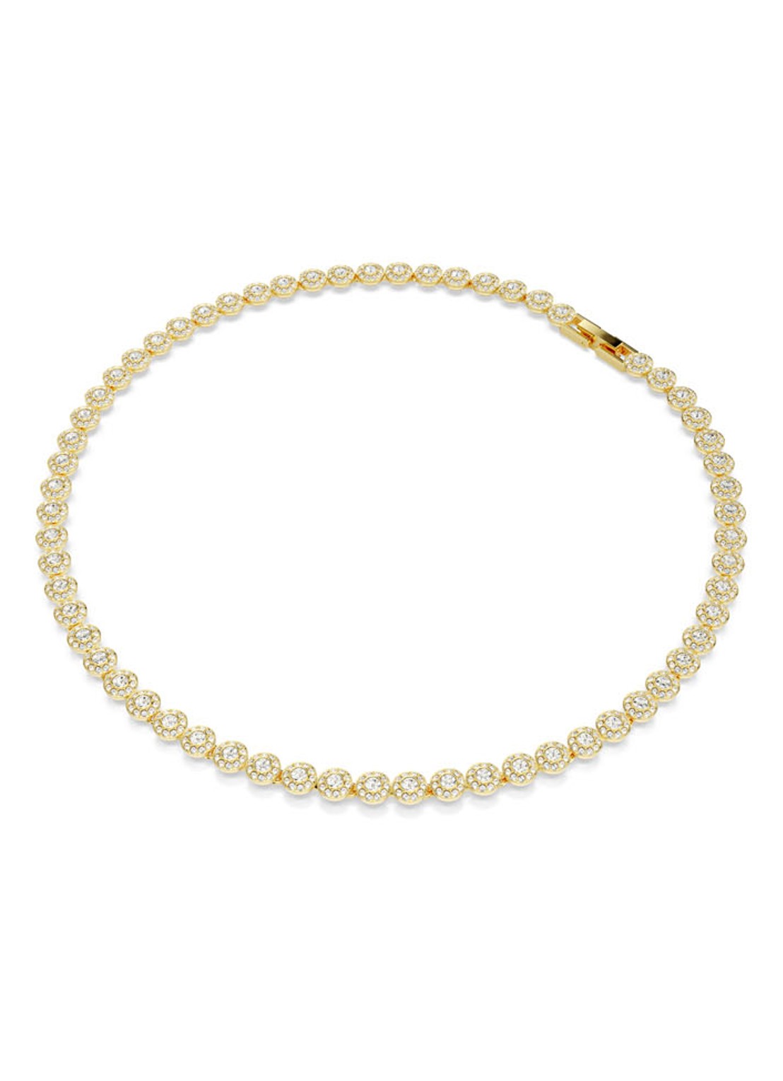 Swarovski Una set van ketting en armband verguld  - detail 2 goud