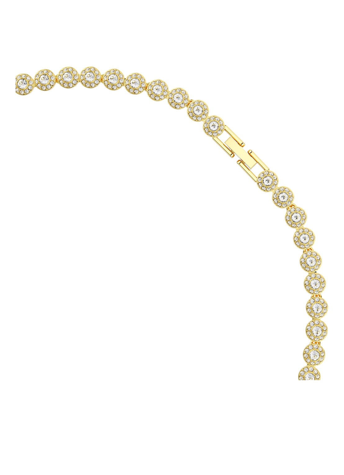 Swarovski Una set van ketting en armband verguld  - detail 3 goud