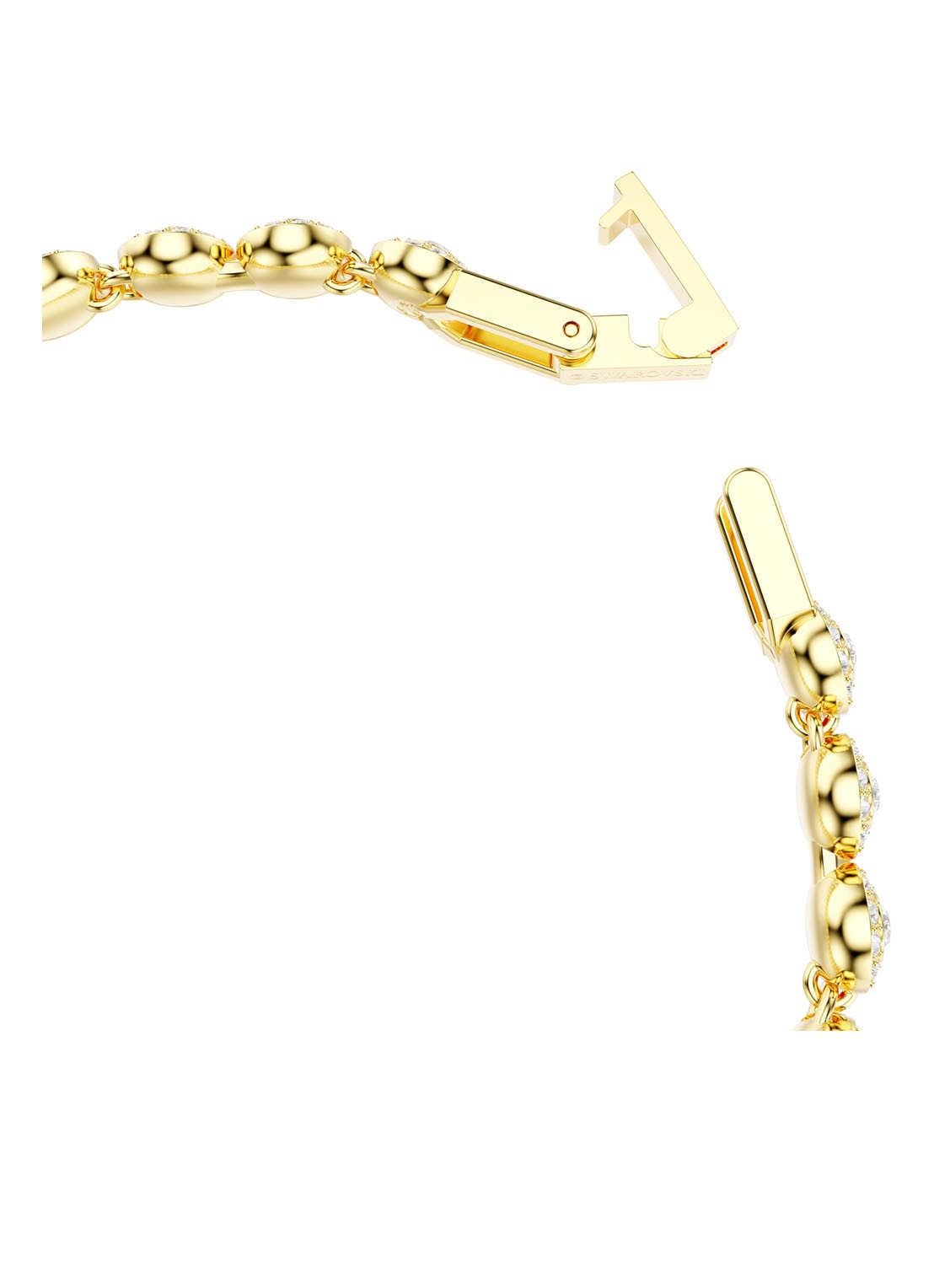 Swarovski Una set van ketting en armband verguld  - detail 6 goud
