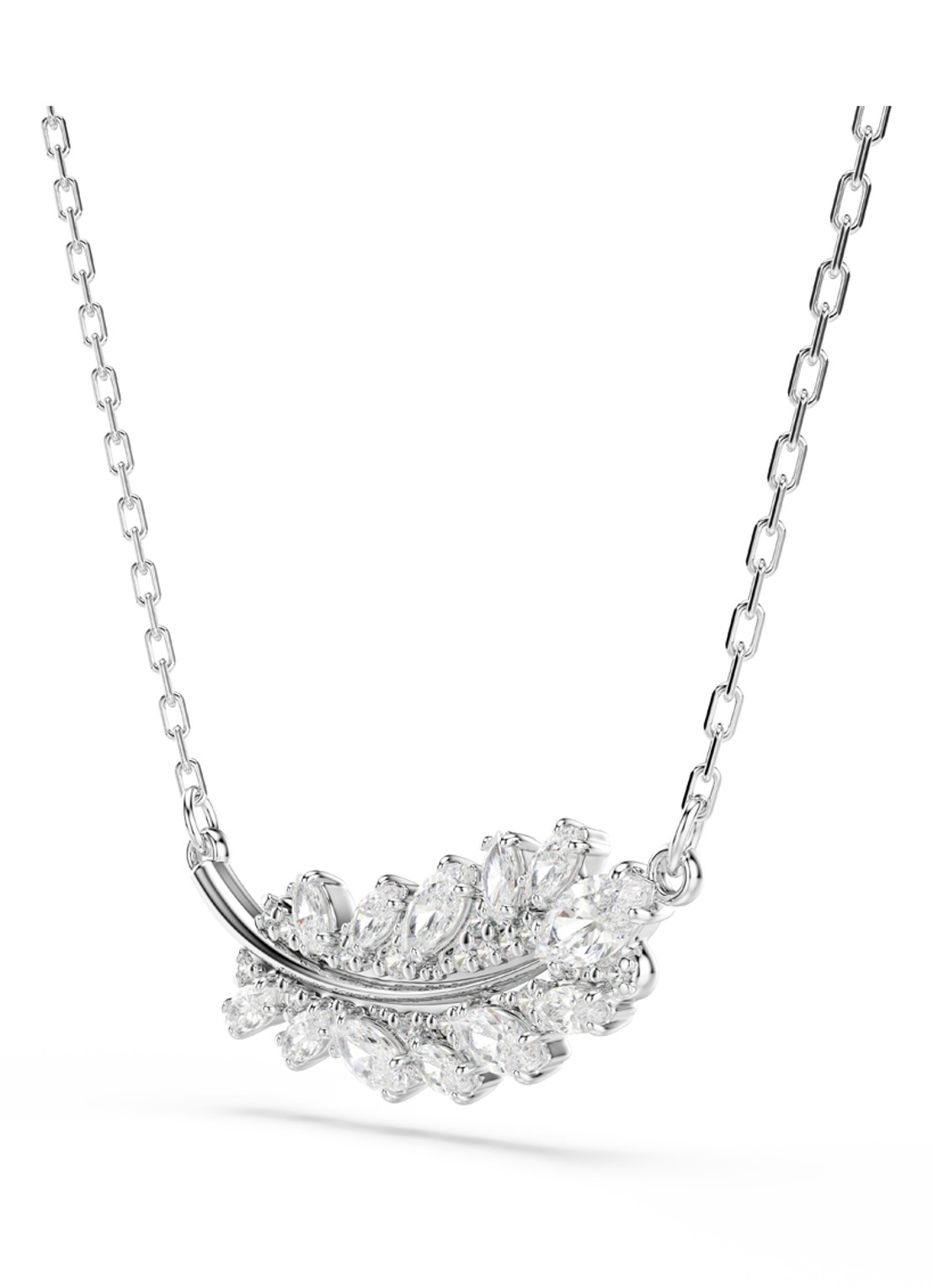 Swarovski Vienna ketting met kristal - detail 3 zilver