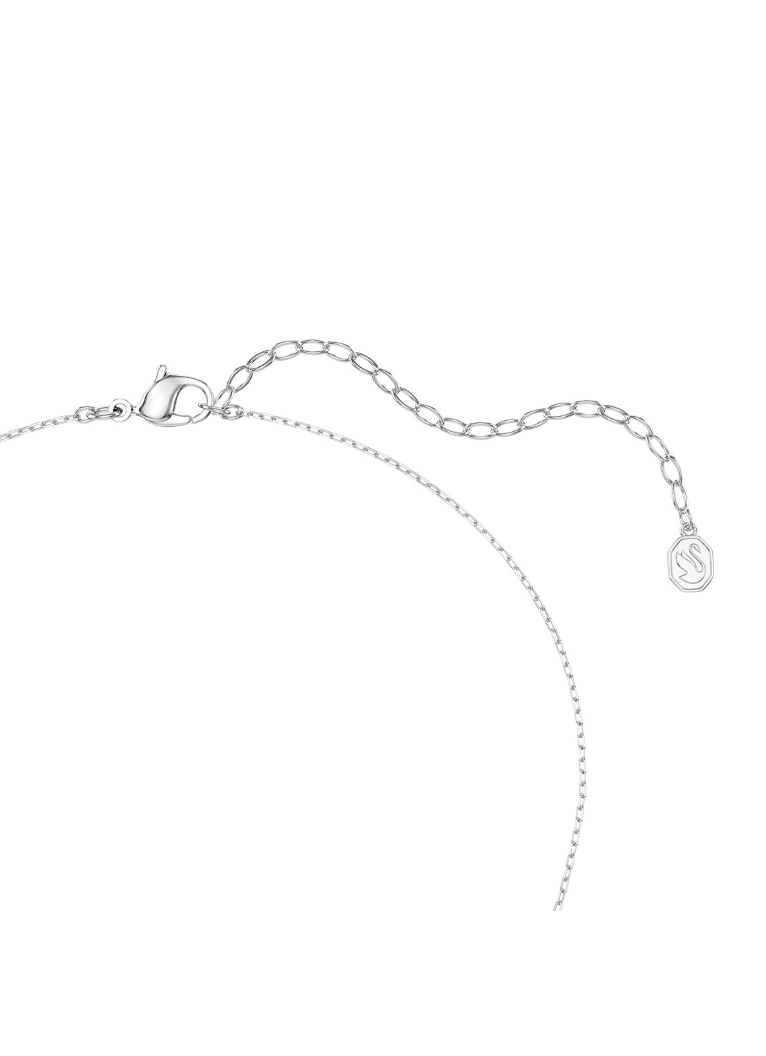 Swarovski Vienna ketting met kristal - detail 4 zilver