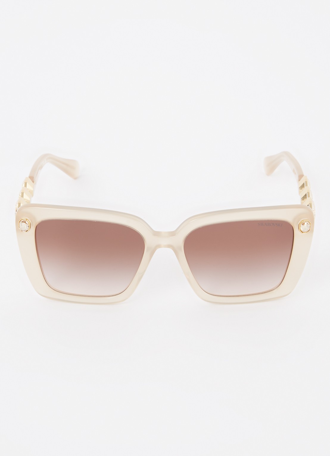Swarovski Wayfarer zonnebril SK6032 - detail beige