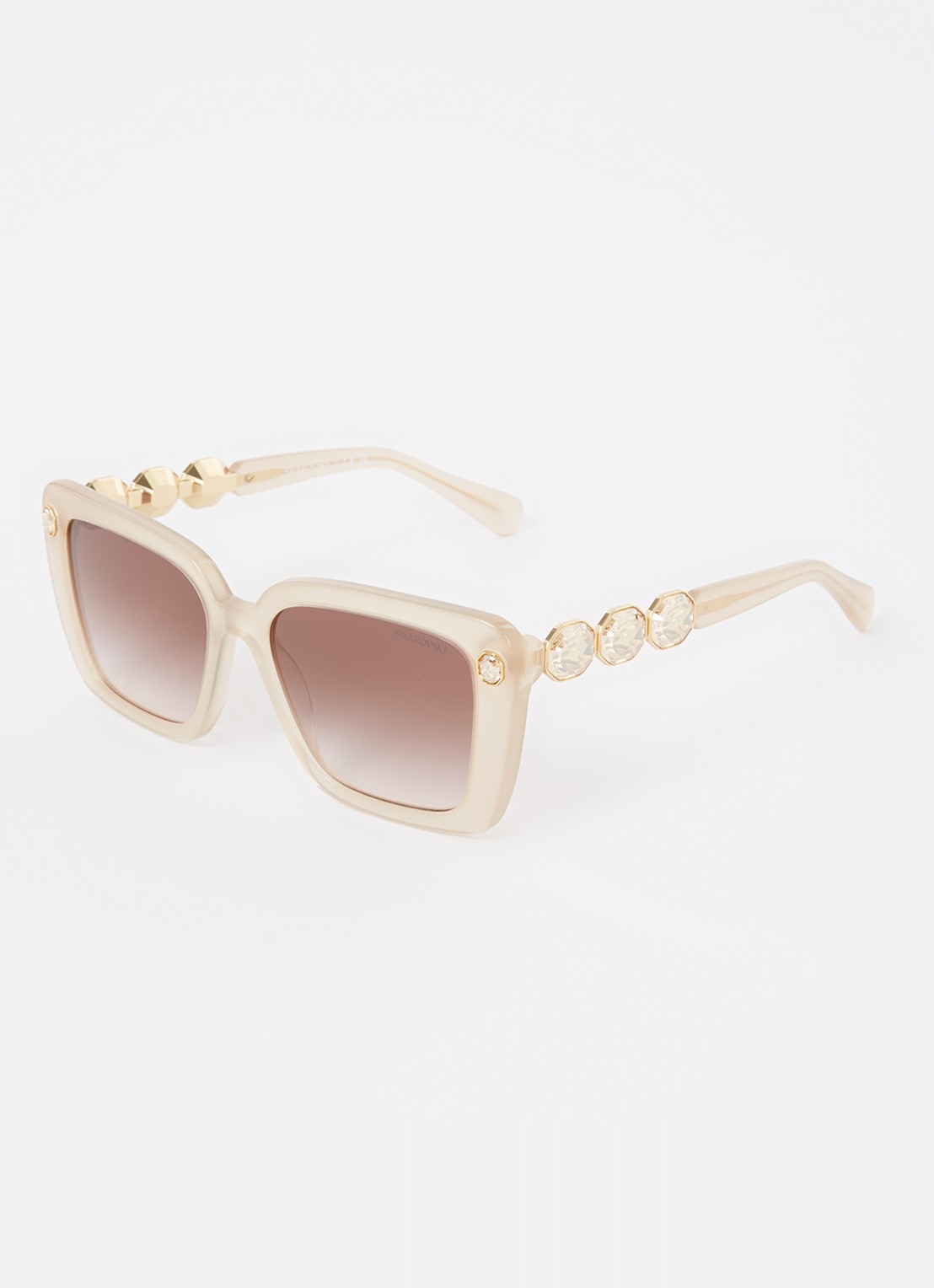 Swarovski Wayfarer zonnebril SK6032 - voorkant 4 beige