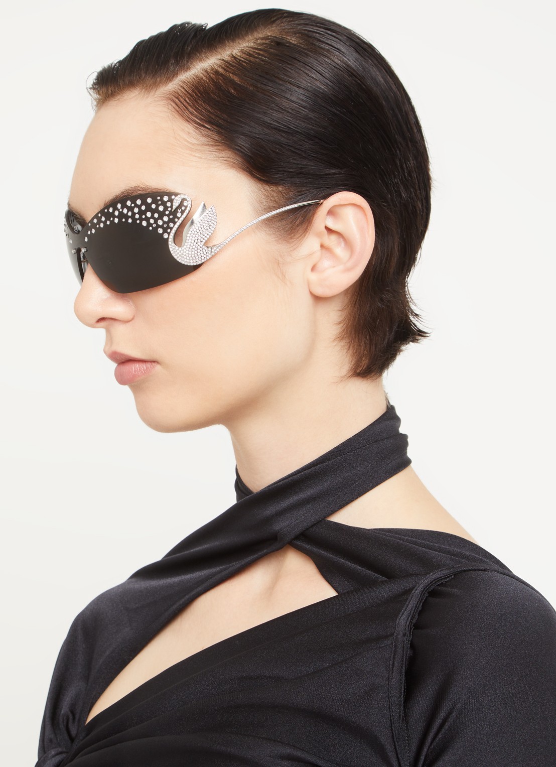 Swarovski Zonnebril SK7020 - voorkant 2 zilver