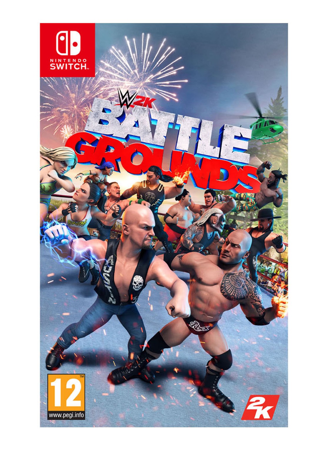Take-Two WWE 2K Battlegrounds Game - Nintendo Switch - voorkant undefined