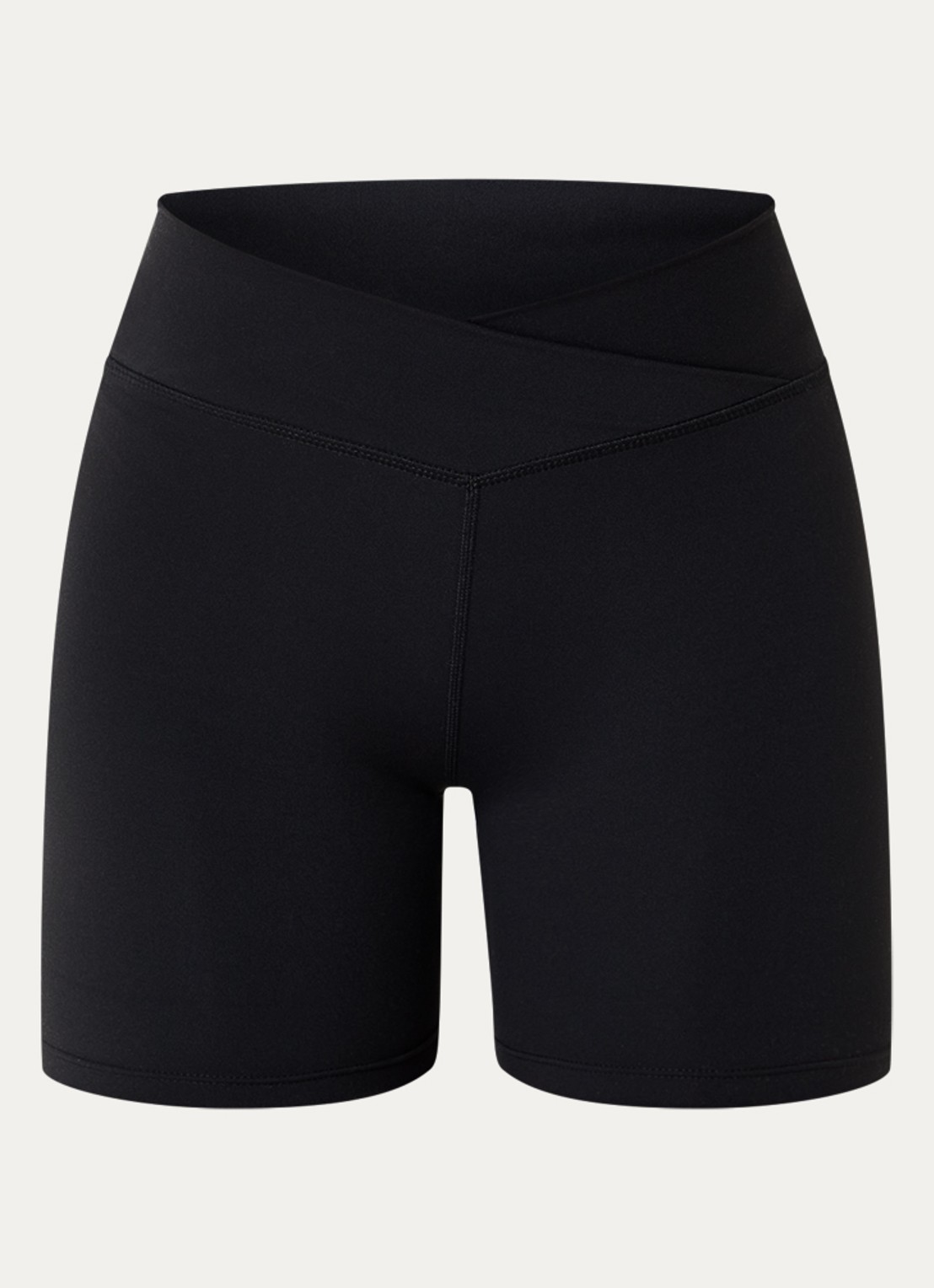 TALA DayFlex high waist skinny fit korte trainingsshort met logo - voorkant zwart