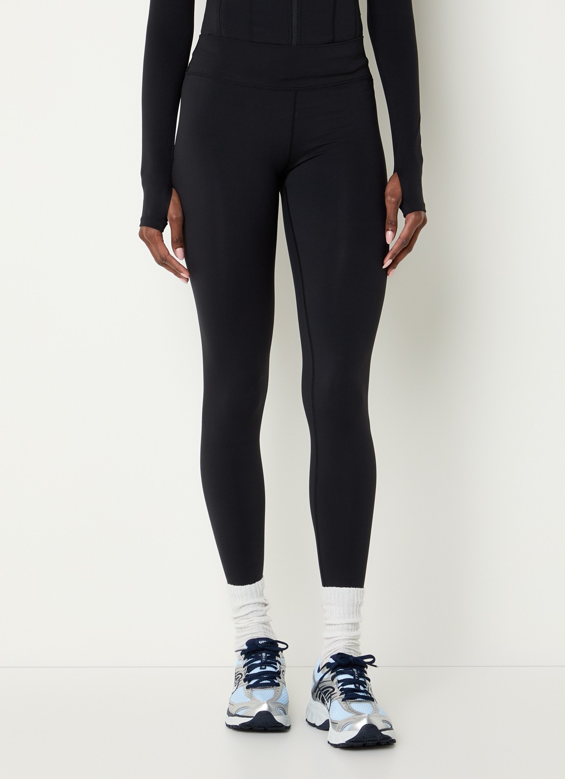 TALA Dayflex high waist skinny fit trainingslegging met logo - detail 4 zwart