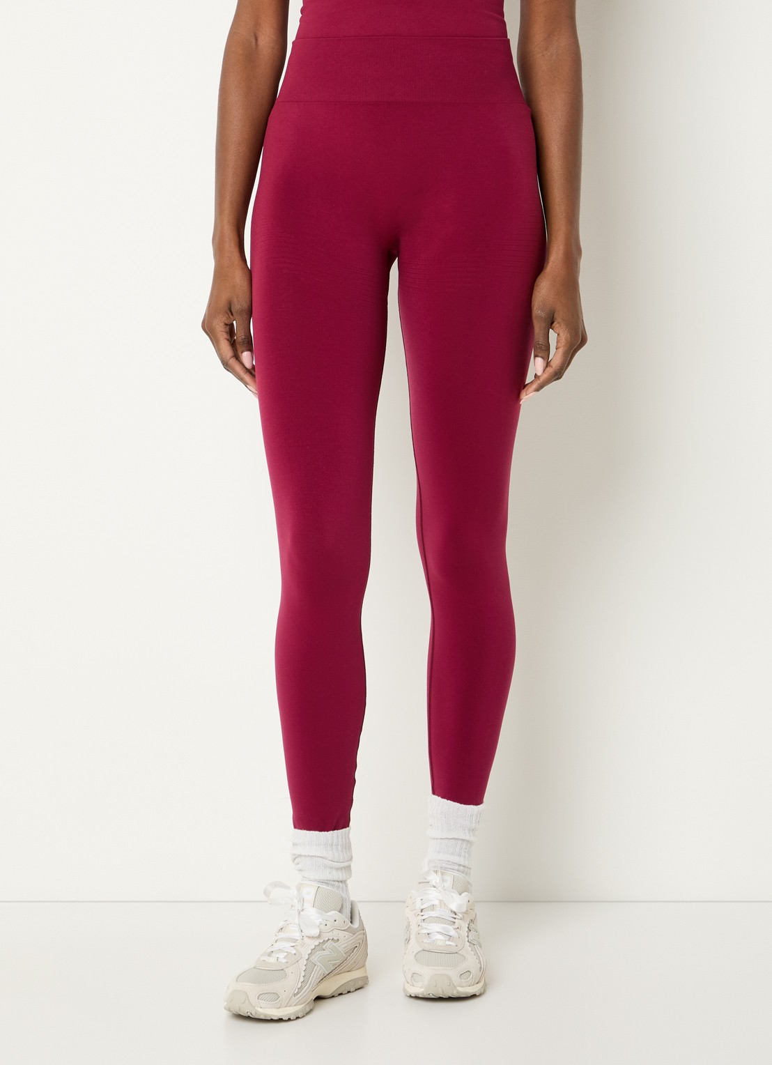 TALA Sculpt Seamless high waist skinny fit trainingslegging - detail kersenrood