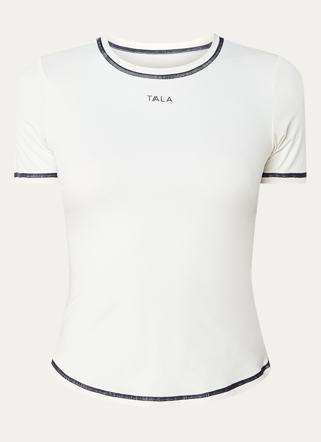 TALA UltraLite trainings T-shirt met logo - voorkant 2 ivoor