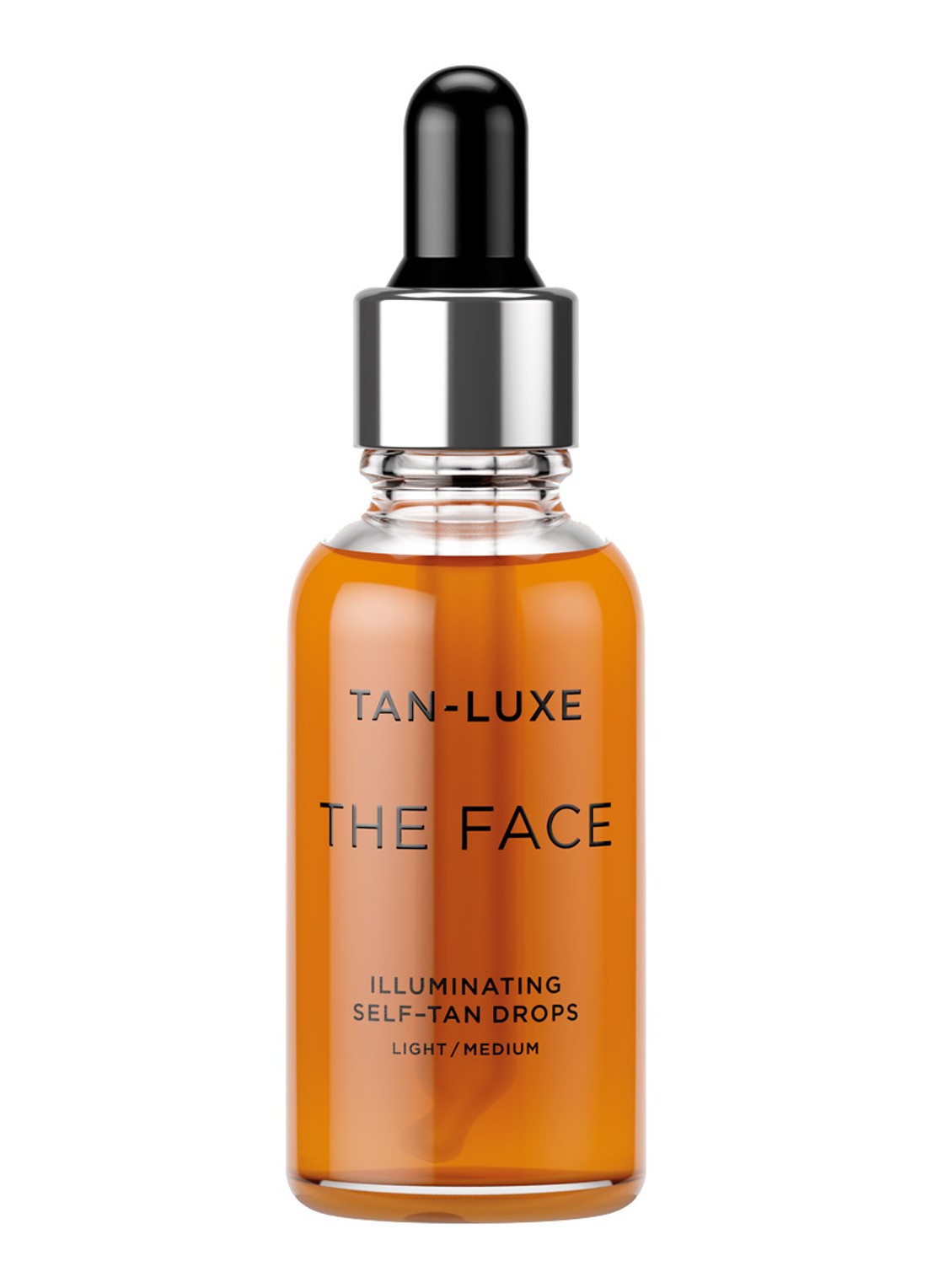 Tan-Luxe The Face Illuminating Self-Tan Drops - zelfbruiner voor het gezicht - voorkant light/medium
