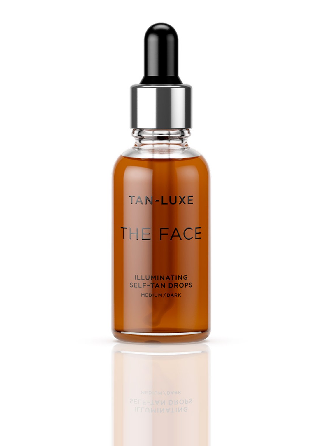Tan-Luxe The Face Illuminating Self-Tan Drops - zelfbruiner voor het gezicht - voorkant medium/dark