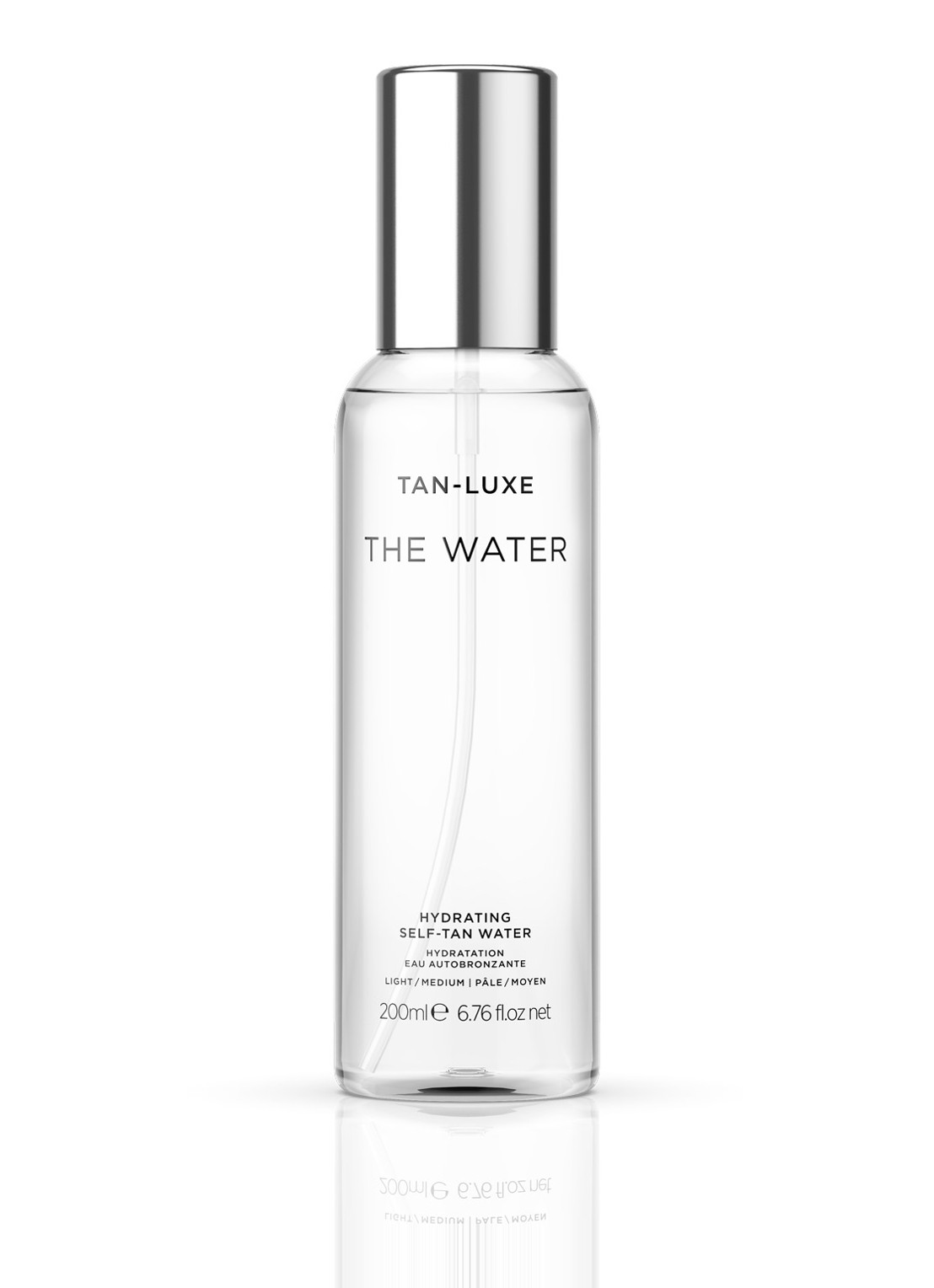 Tan-Luxe The Water Hydrating Self-Tan Water - zelfbruiner - voorkant light/medium