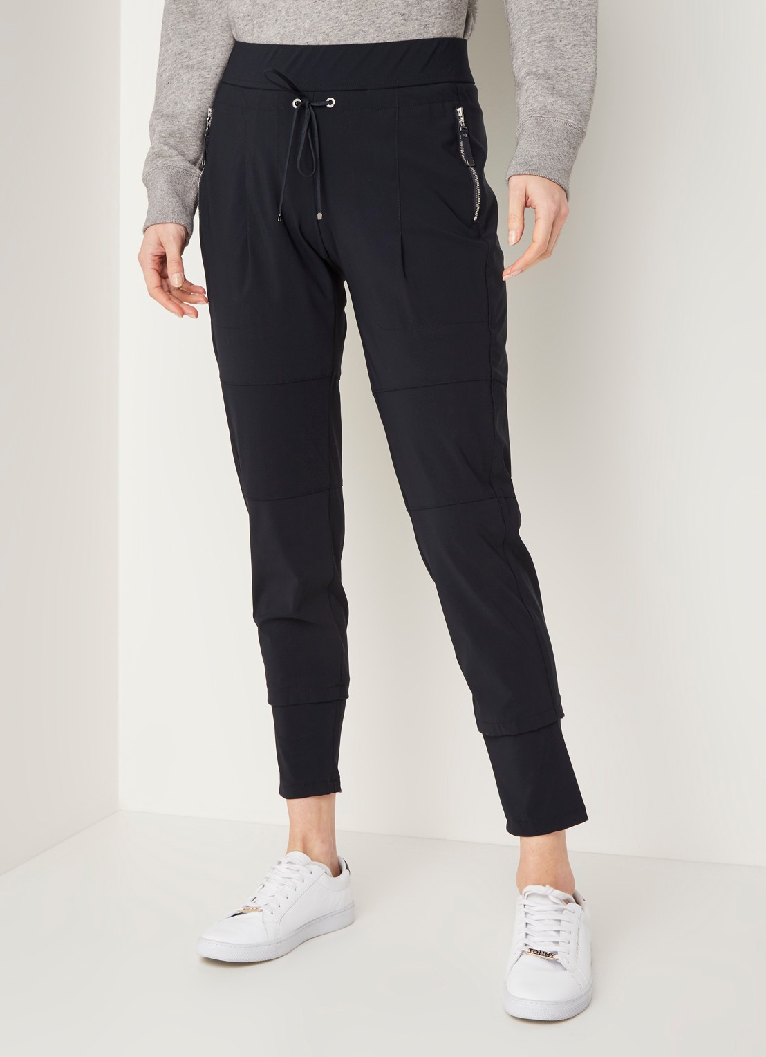 Tapered fit track pants met drawstring - detail 4 undefined