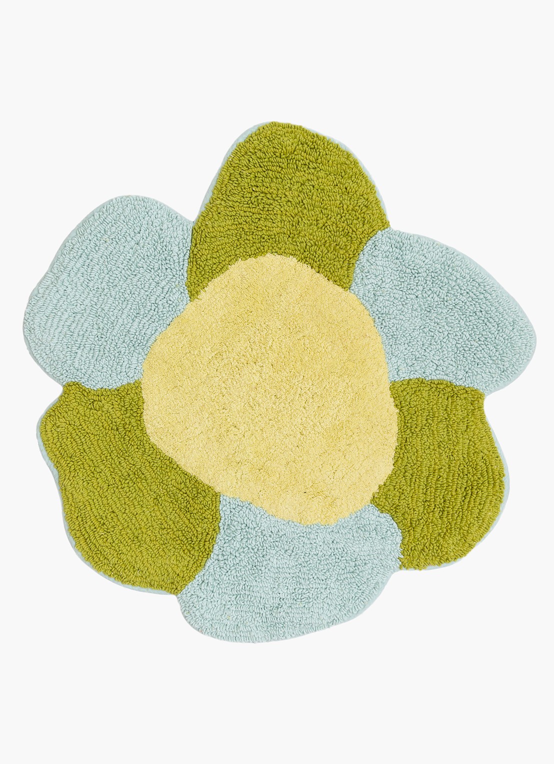 Tarta Gelatina Gardenia badmat van  katoen  - voorkant groen