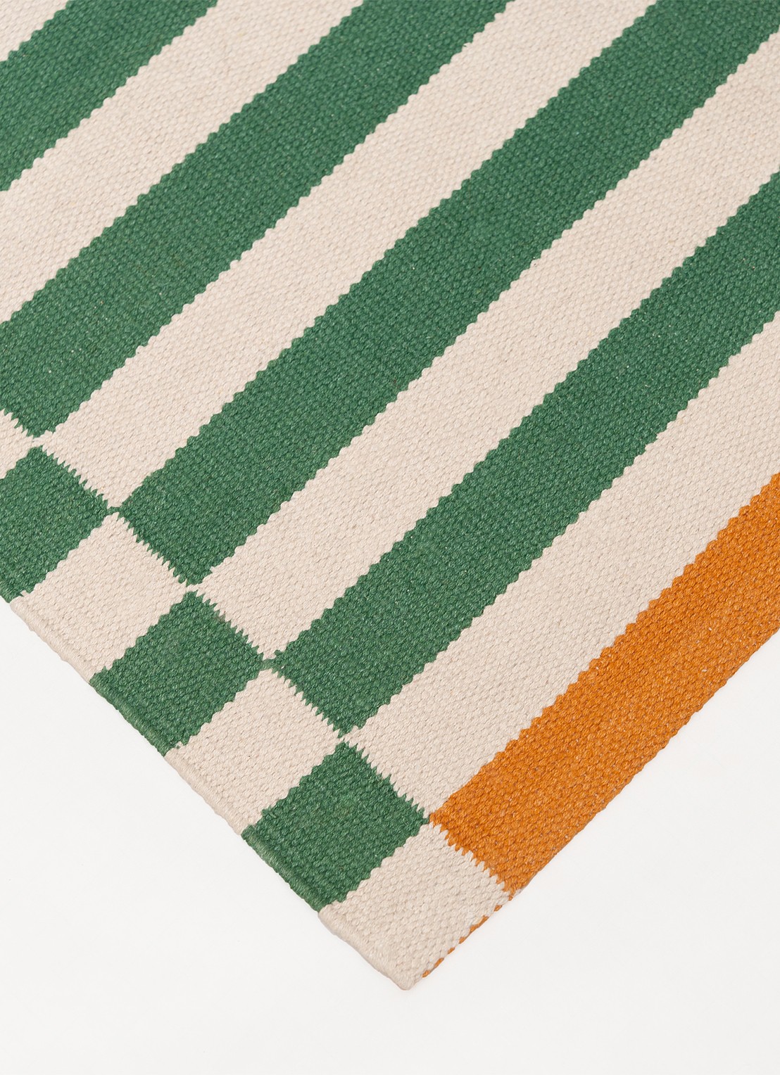 Tarta Gelatina Kiosko tapijt loper van  katoen 180 x 60 cm  - detail 2 groen