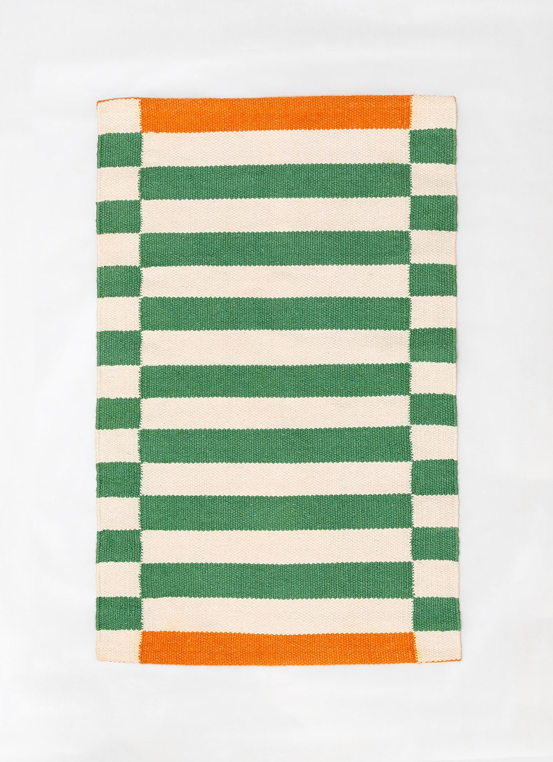 Tarta Gelatina Kiosko tapijt loper van  katoen 180 x 60 cm  - voorkant groen