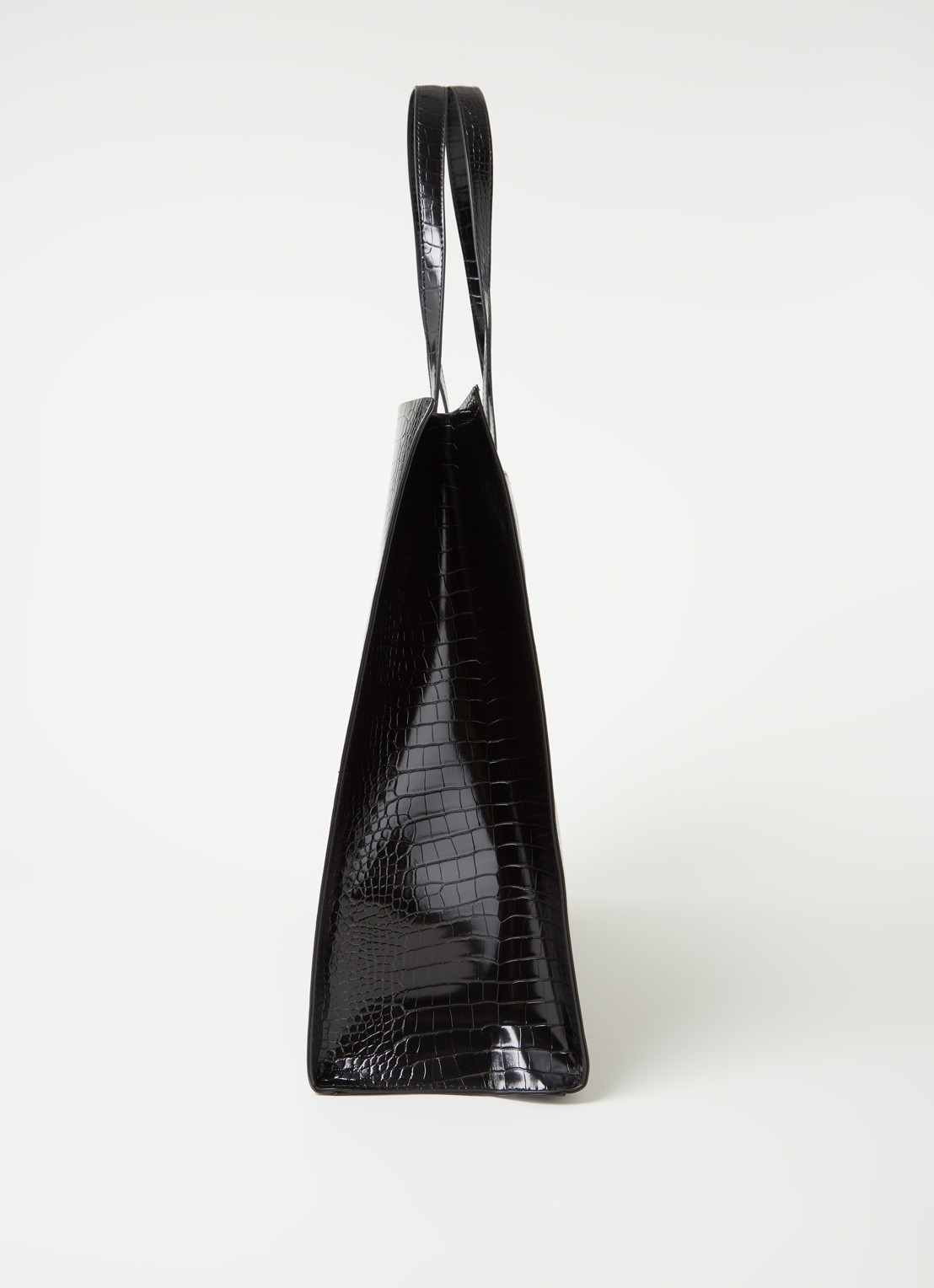 Ted Baker Alicon shopper met crocostructuur - detail 4 zwart