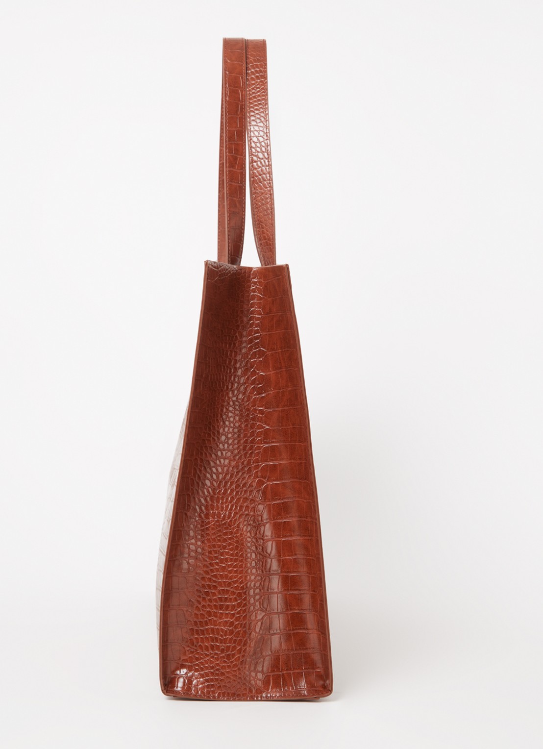 Ted Baker Alicon shopper met crocostructuur - detail 4 bruin