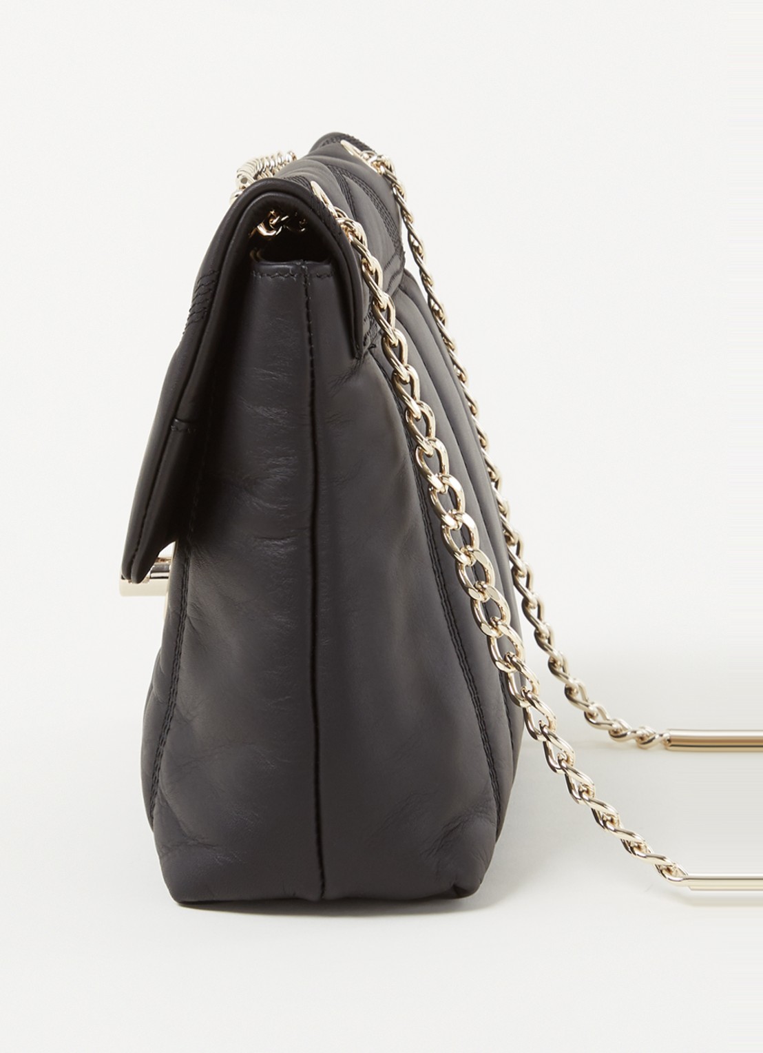Ted Baker Ayalina schoudertas van quilted leer - detail 2 zwart