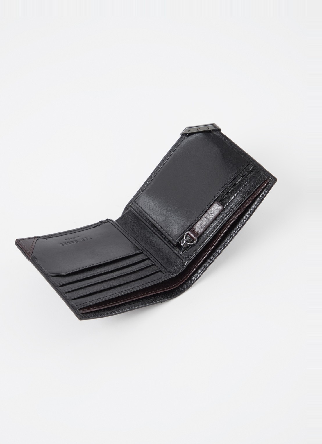 Ted Baker Billfold Korning - voorkant 2 zwart