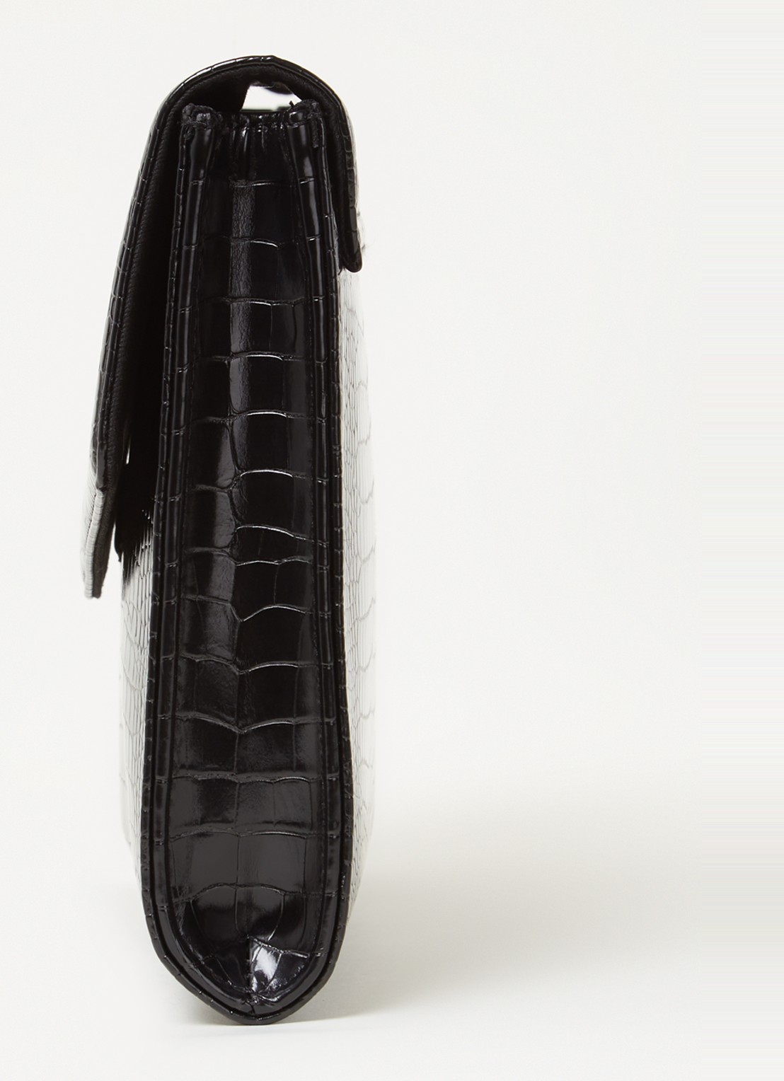 Ted Baker Crocey clutch met crocostructuur - detail 3 zwart