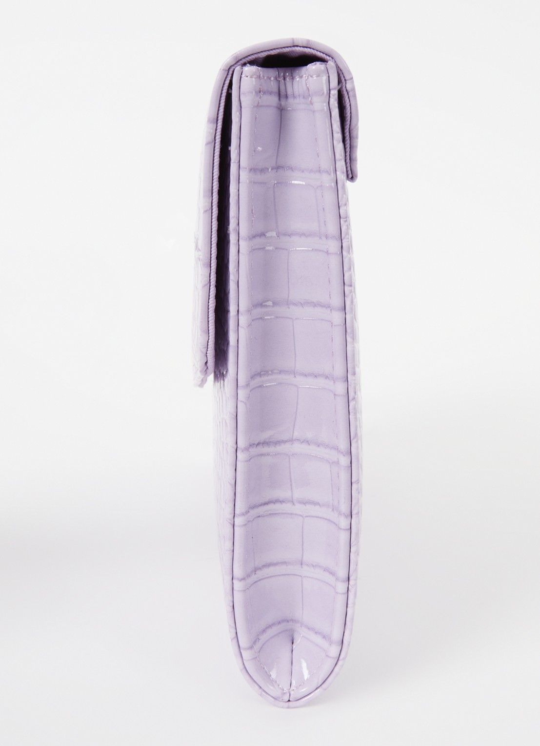 Ted Baker Crocey clutch met crocostructuur - detail 2 lila