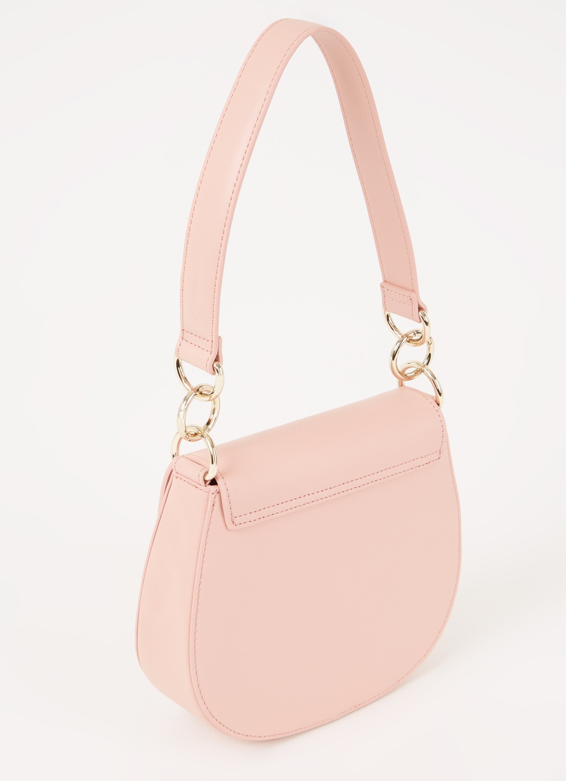 Ted Baker Darcell crossbodytas van leer - achterkant 2 lichtroze