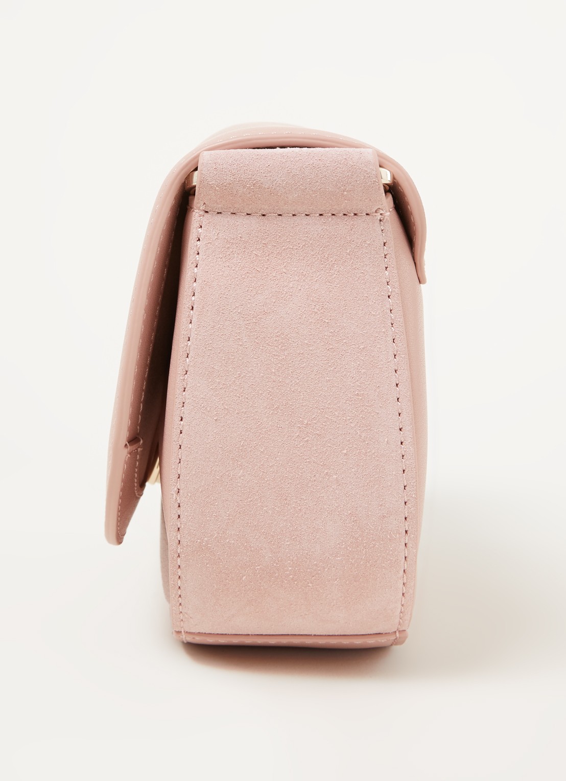 Ted Baker Equenia crossbodytas van leer met suède details - detail 3 lichtroze