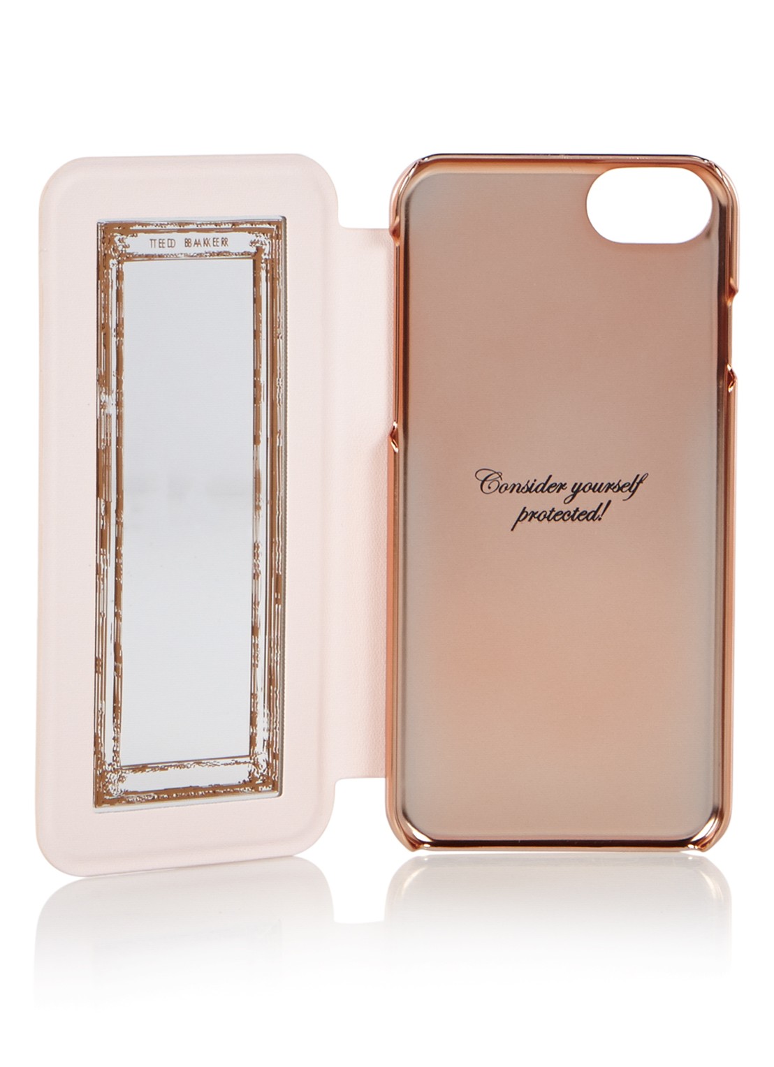 Ted Baker Glitsie telefoonhoes voor iPhone 6 / 6S / 7 - detail lichtroze