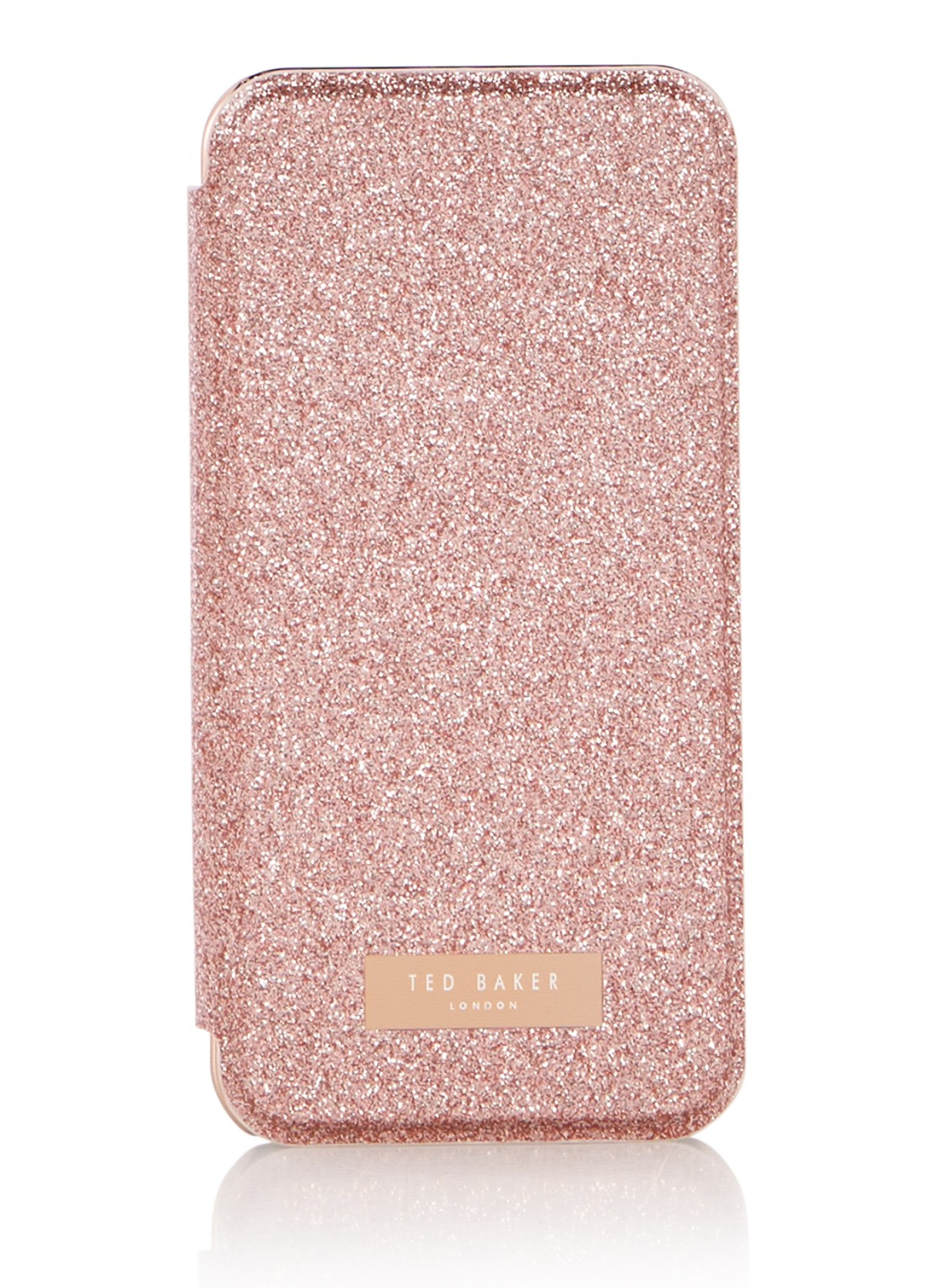 Ted Baker Glitsie telefoonhoes voor iPhone 6 / 6S / 7 - voorkant 2 lichtroze