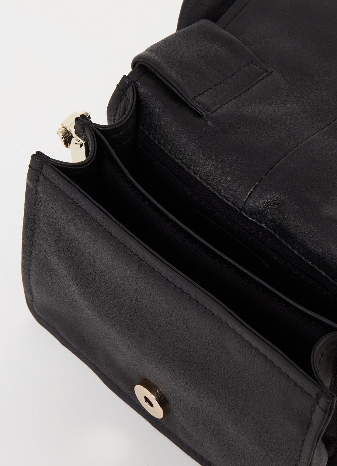 Ted Baker Niyah Mini handtas van leer - detail 3 zwart