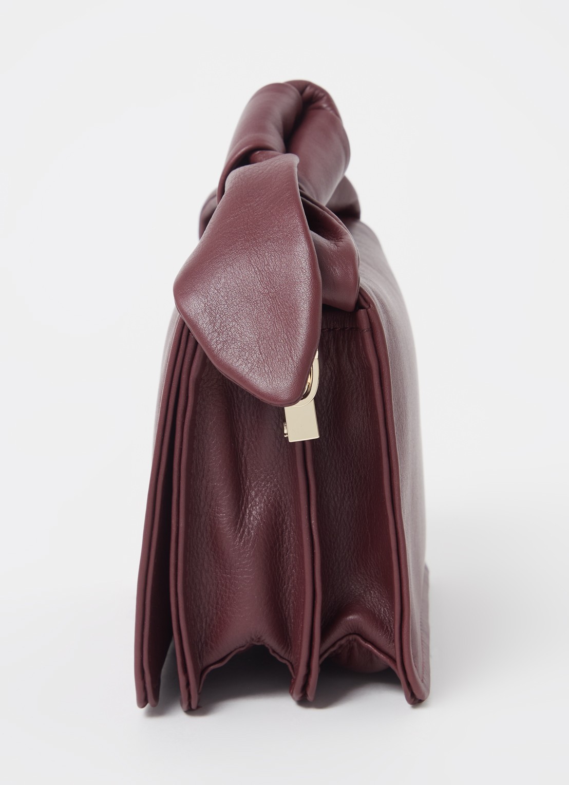 Ted Baker Niyah Mini handtas van leer - detail 4 aubergine