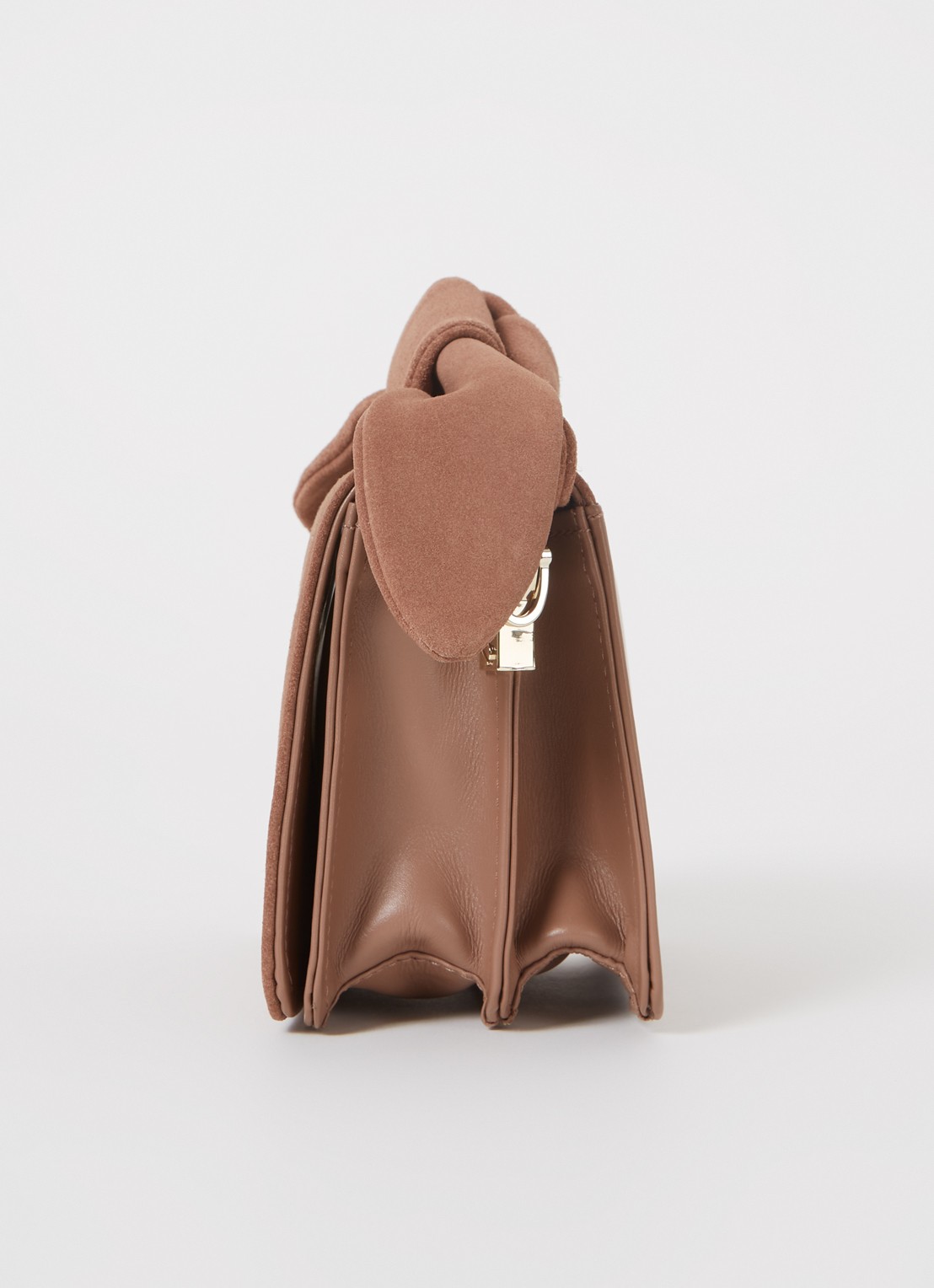 Ted Baker Niyah Mini handtas van leer - detail 3 hazelnootbruin