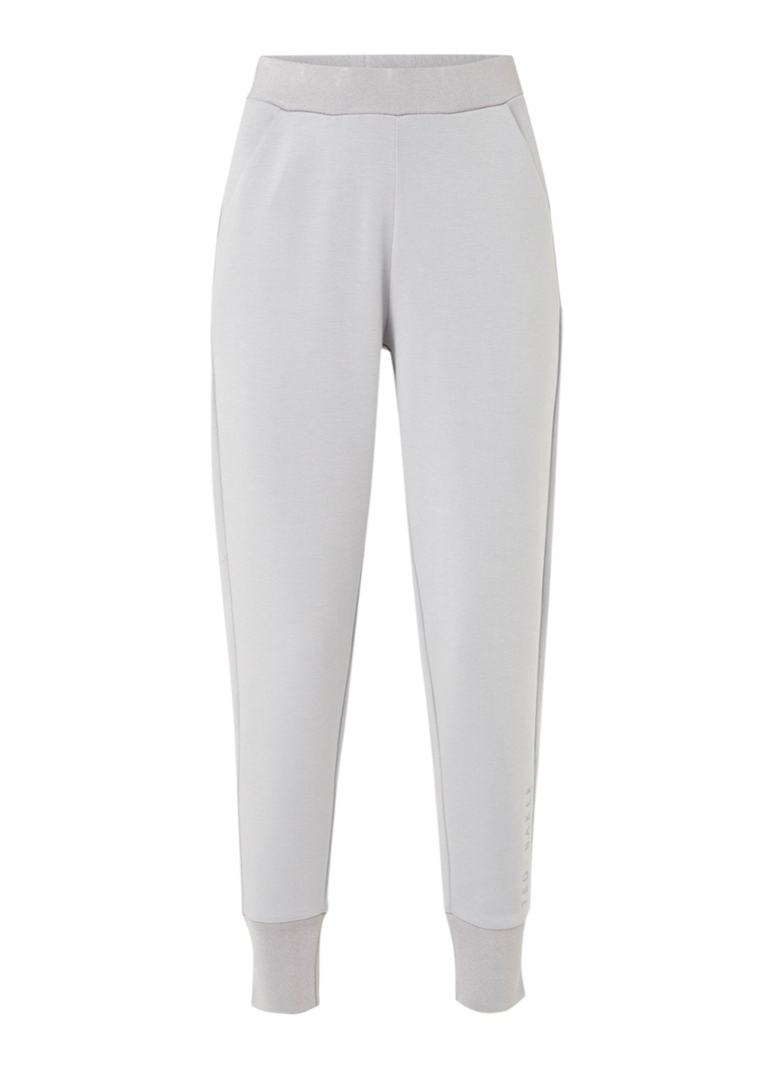 Ted Baker Varro jogger van jersey - voorkant grijs