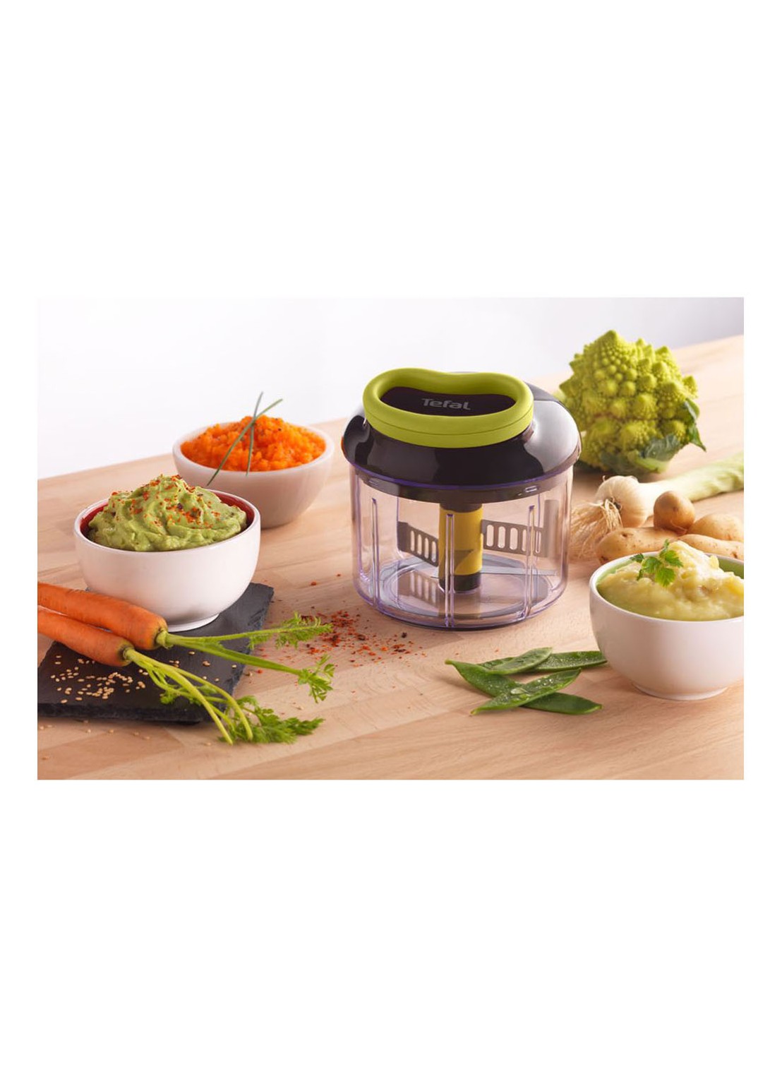 Tefal 5 Second Chopper hakmolen 900 ml K1321044 + 4 accessoires - detail 5 transparant