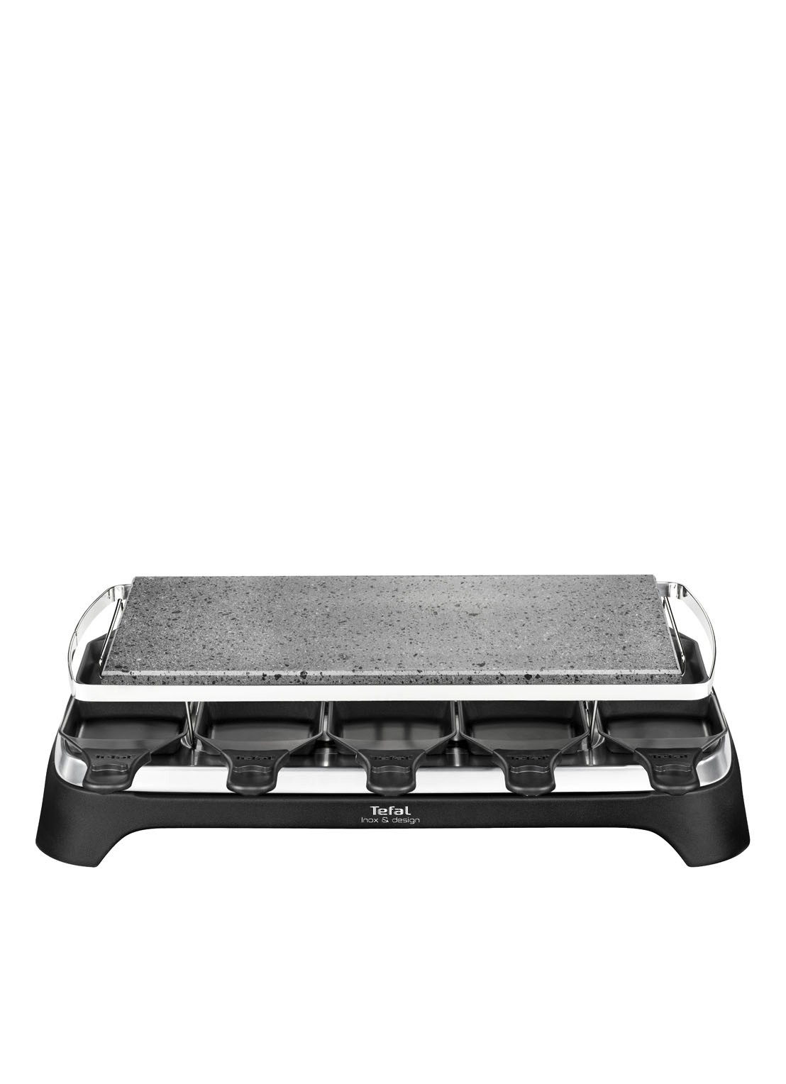 Tefal Inox & Design steengrill & gourmetstel PR4578 - detail 3 zwart