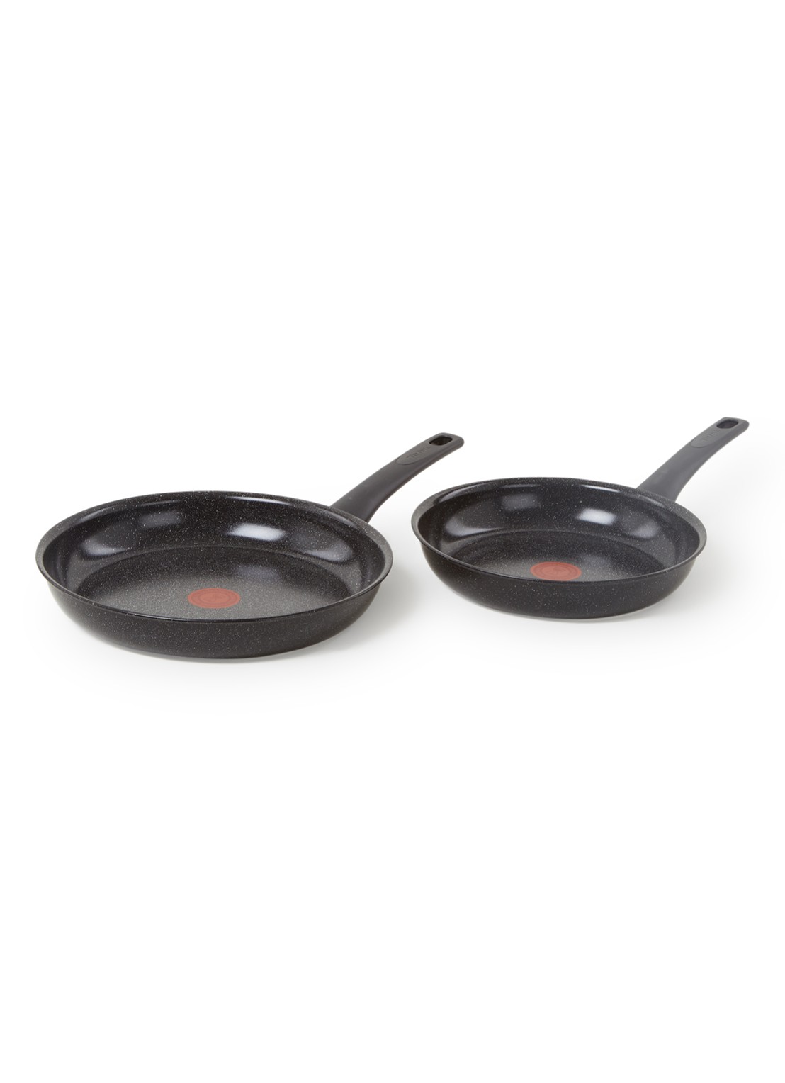 Tefal Intensity koekenpannenset 2-delig - voorkant zwart