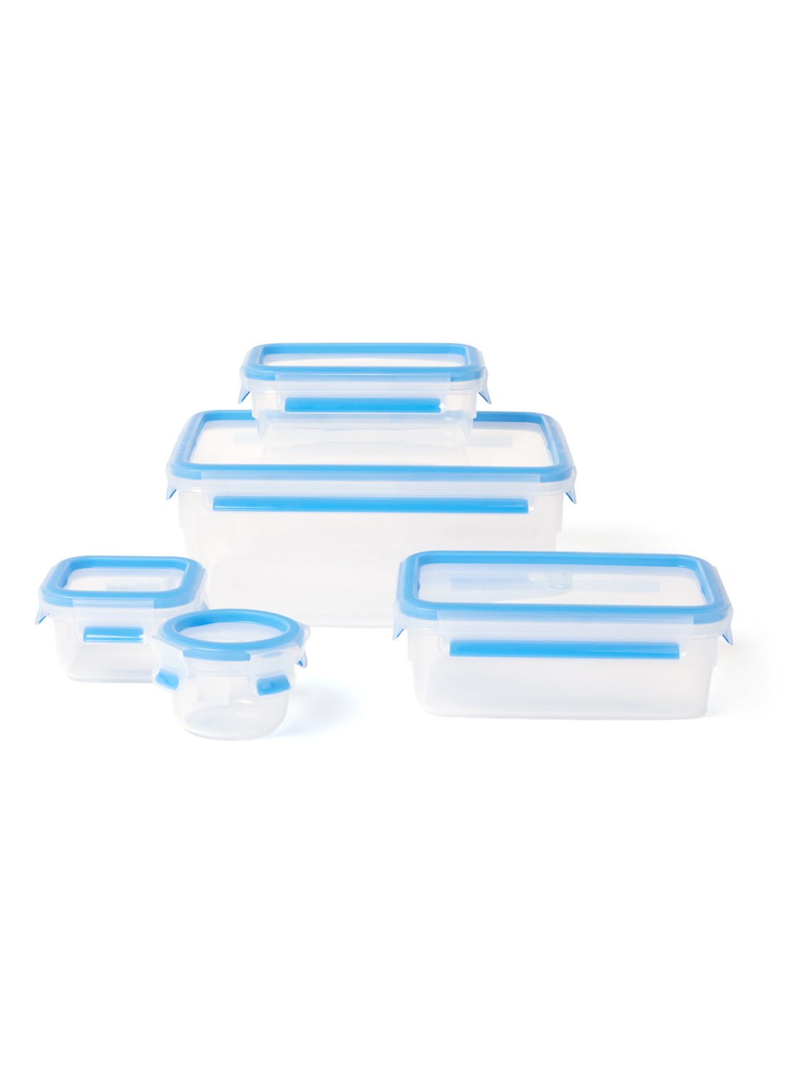 Tefal MasterSeal Fresh vershouddoos 5-delig - voorkant transparant