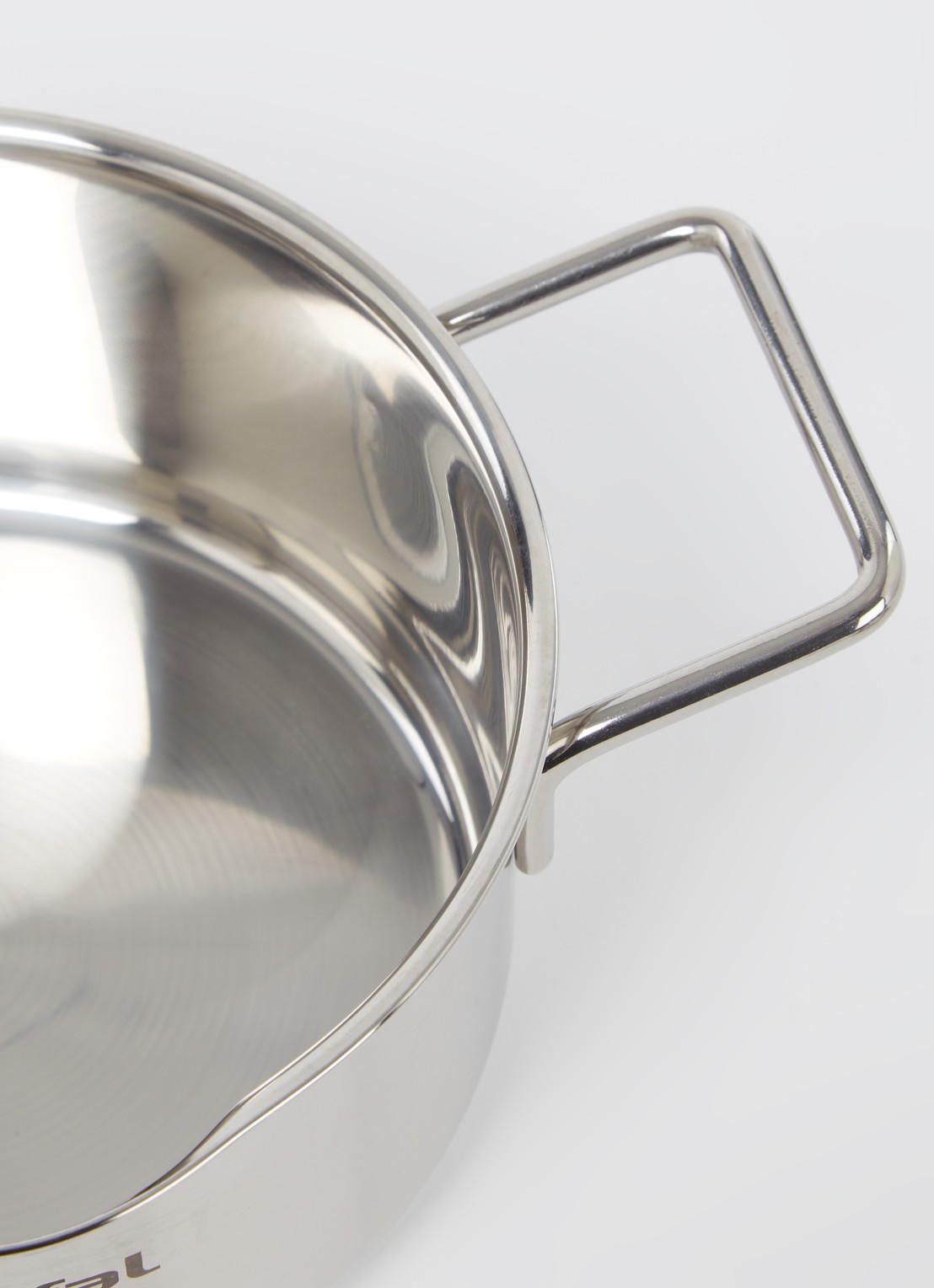 Tefal Nordica kookpan Ø18 cm - detail zilver