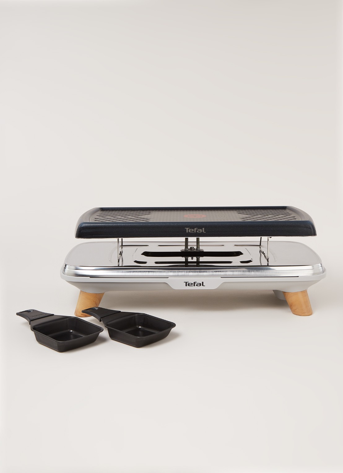 Tefal Tefal Raclette Gourmet 3-In-1 Re610D - voorkant 2 zilver
