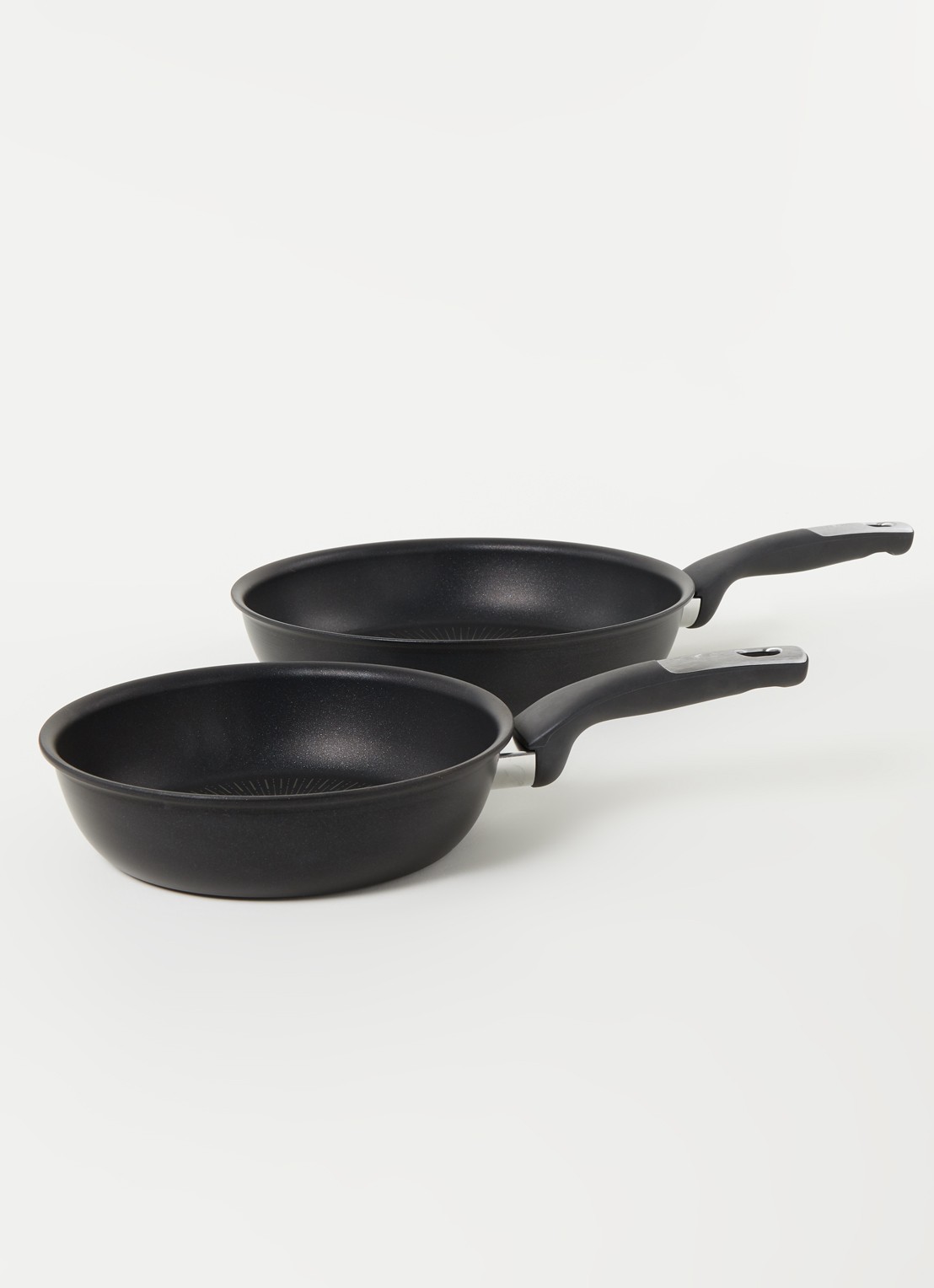 Tefal Unlimited pannenset 2-delig - voorkant 3 zwart