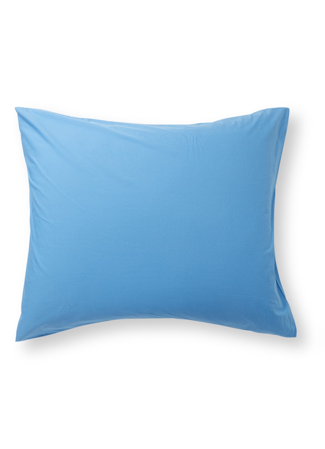 TEKLA Kussensloop van  katoen perkal - voorkant 2 blauw