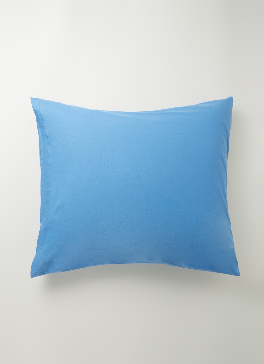 TEKLA Kussensloop van  katoen perkal - voorkant 3 blauw