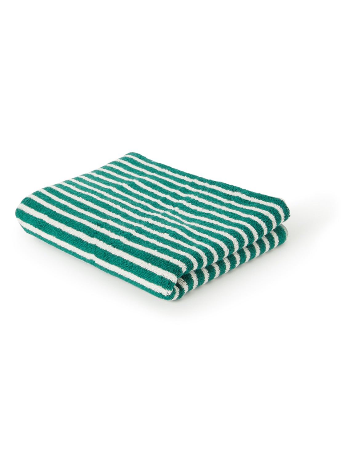 TEKLA Terry badhanddoek - 600 gr/m2 - 50 x 90 cm - voorkant 2 groen