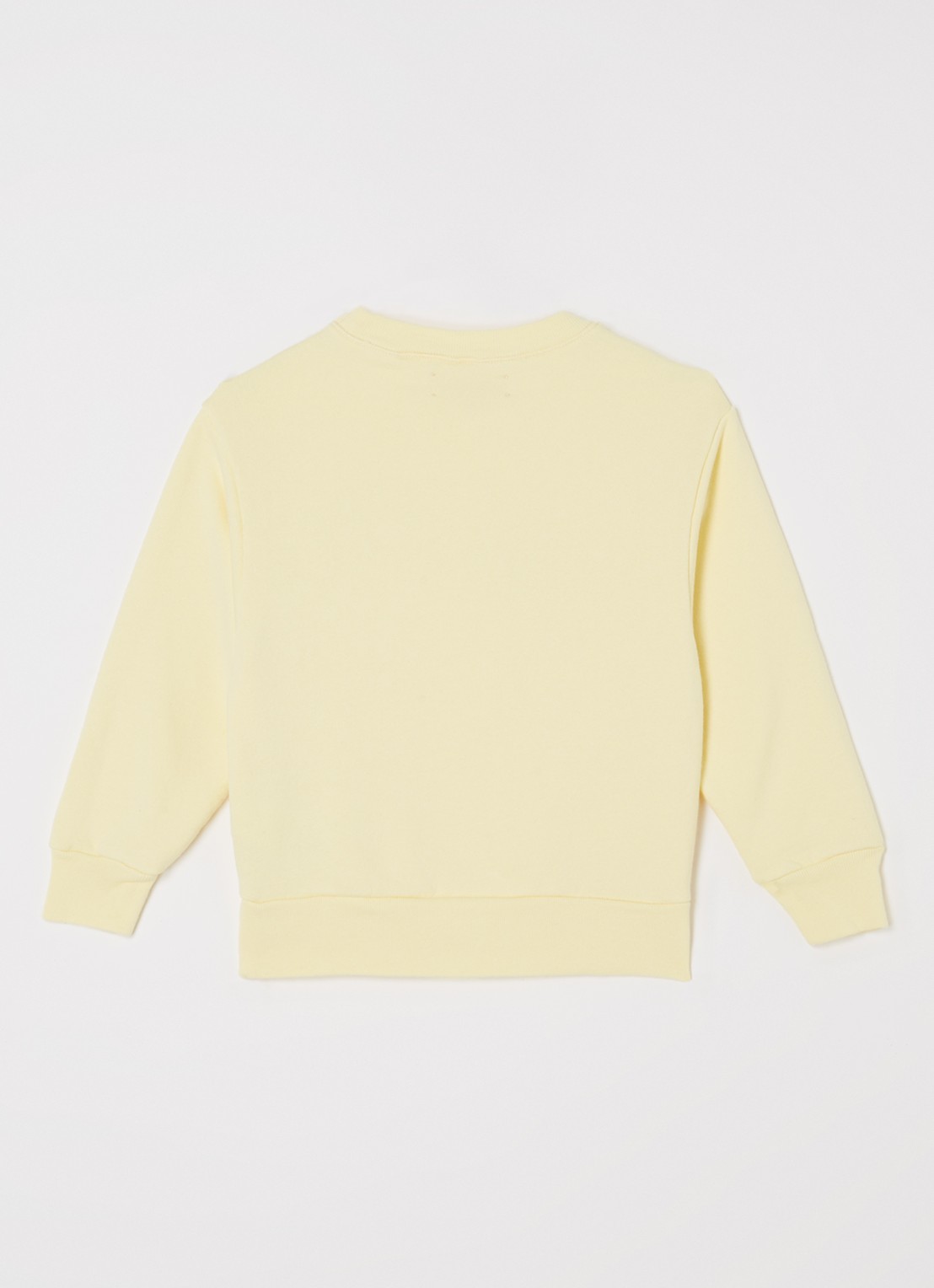 The Animals Observatory Sweater met print - voorkant 2 lichtgeel