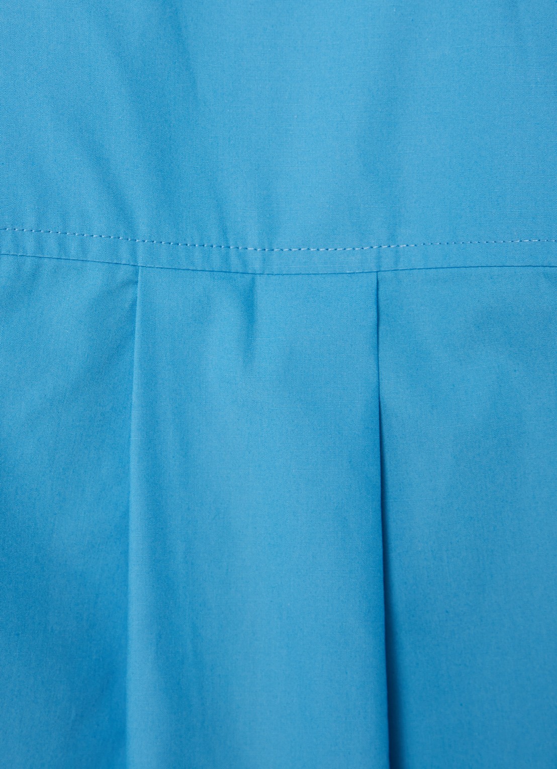The Attico Jill cropped blouse - detail 3 blauw
