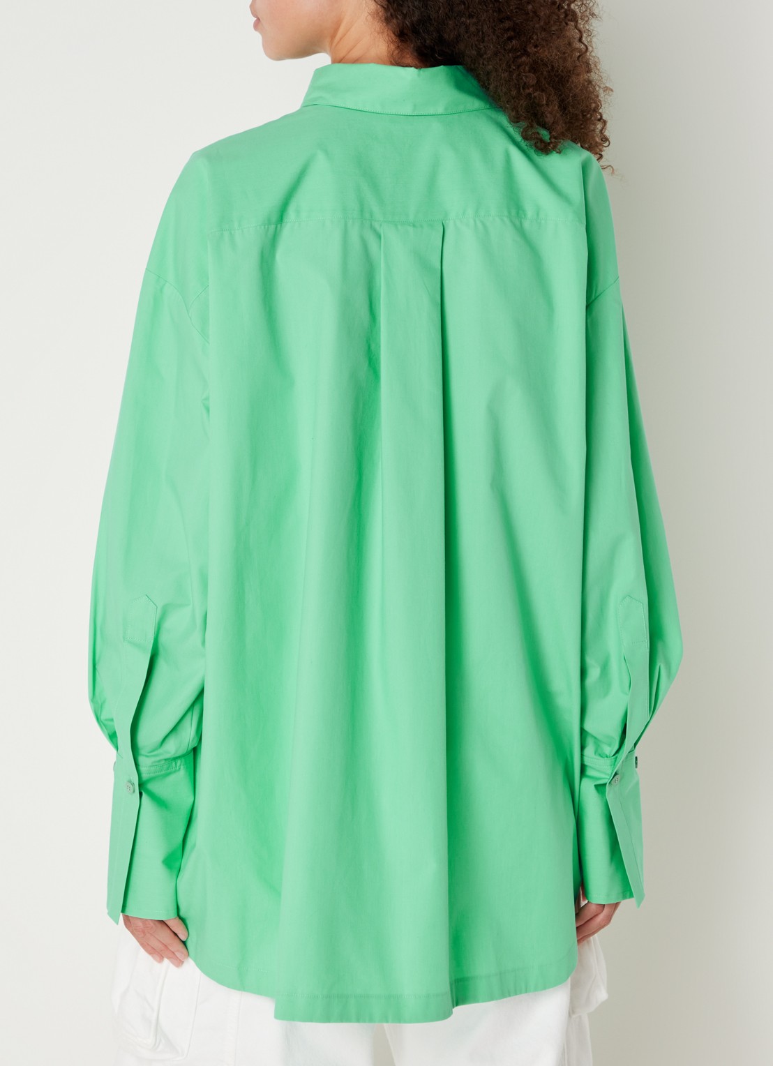 The Attico Oversized blouse met logo - achterkant 4 mint