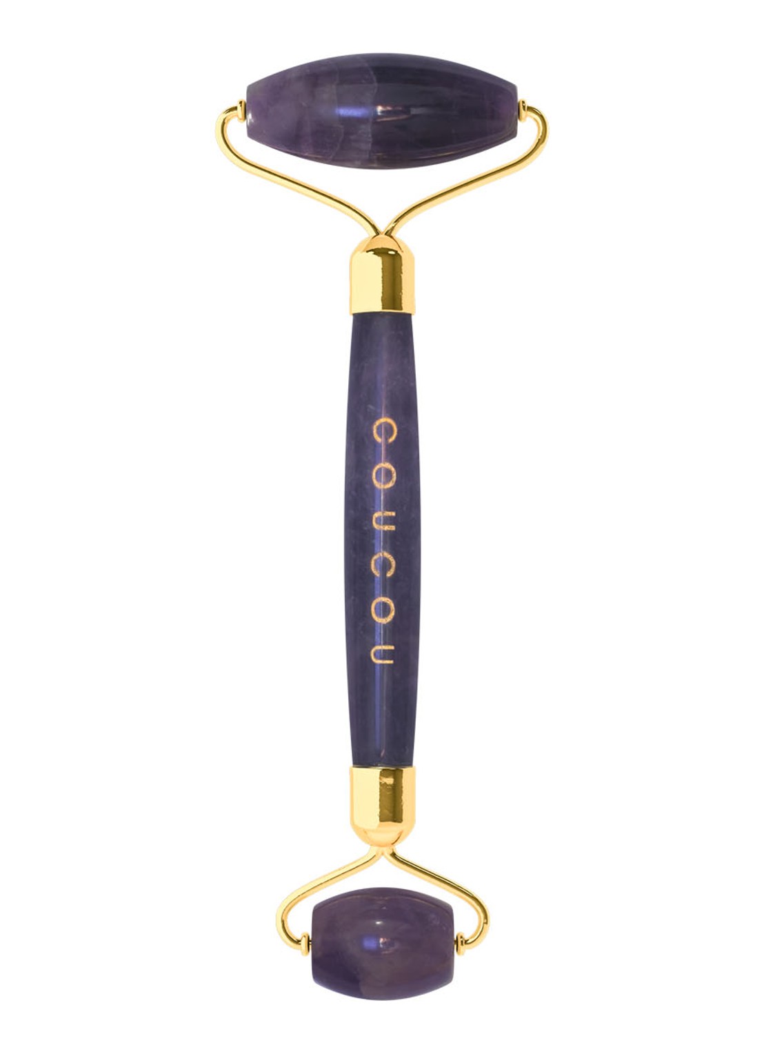 The Coucou Club Coucou Amethyst Roller - gezichtsroller - voorkant paars