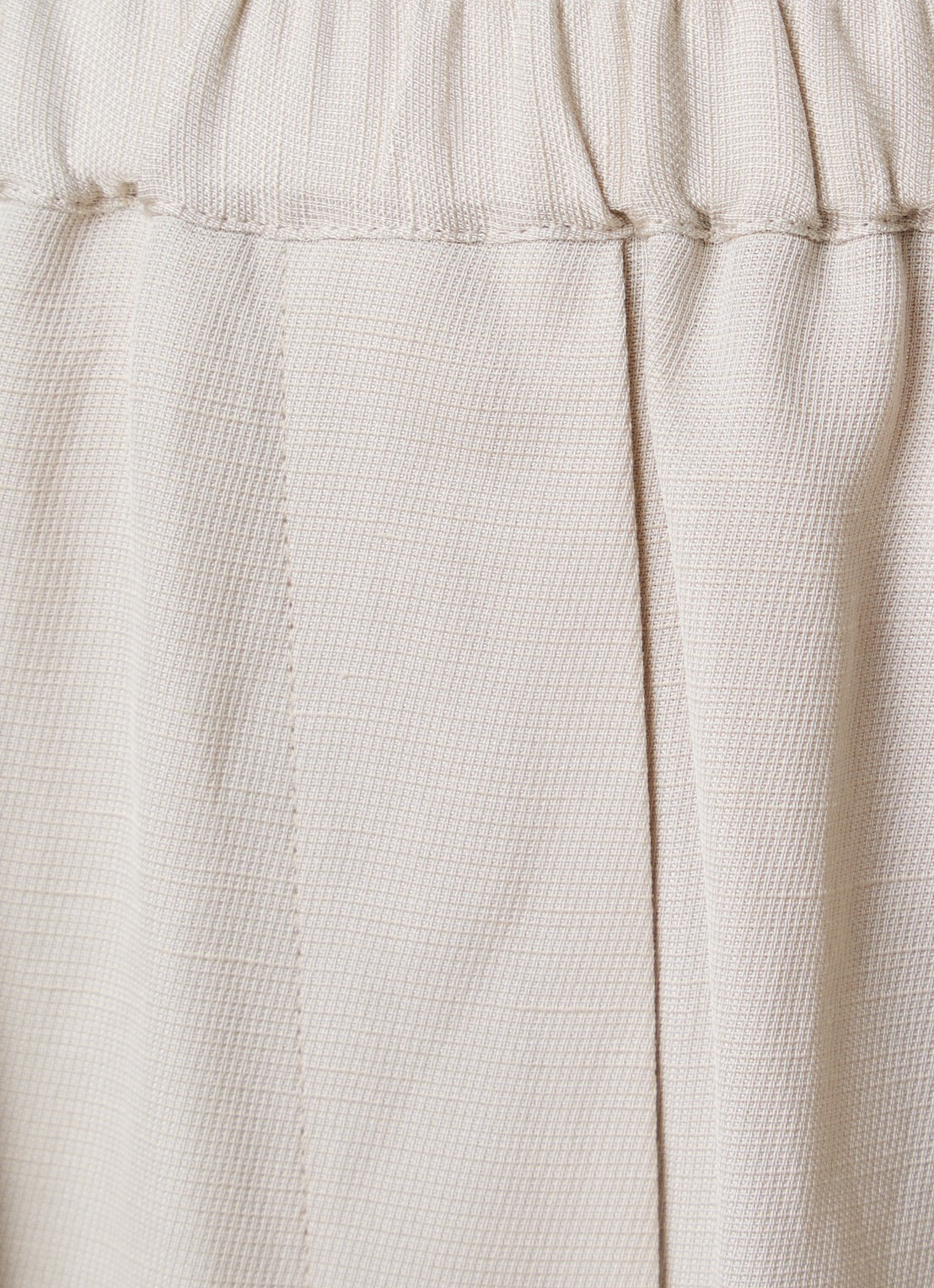 The Frankie Shop Bruna high waist loose fit pantalon in linnenblend - detail 5 beige