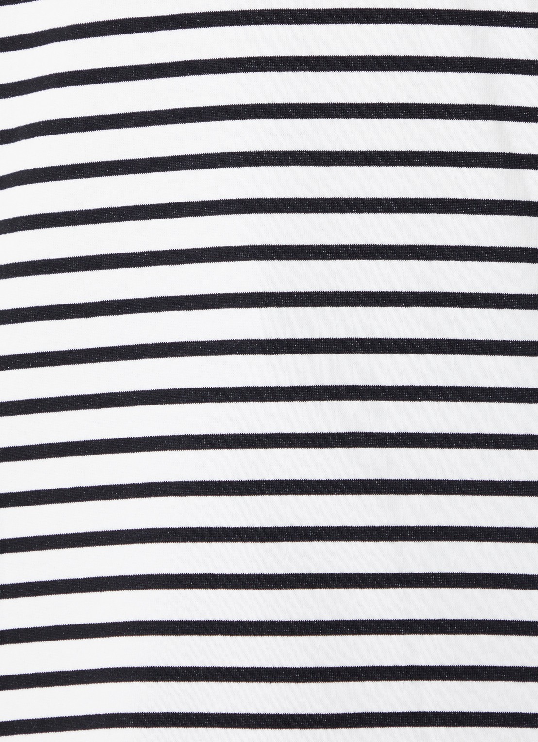The Frankie Shop Cody longsleeve met borstzak en streepprint - detail 2 zwart